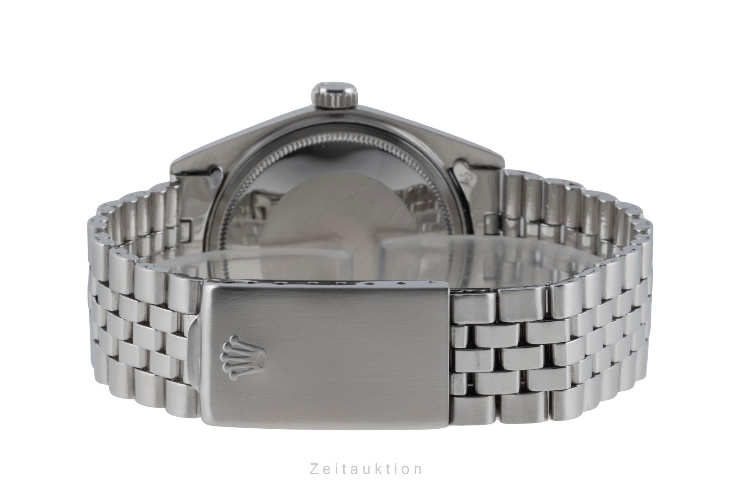 Rolex Datejust 36 Silver Dial Oyster Edelstahl Weissgold Ref. 1601 Vintage  [2504682]