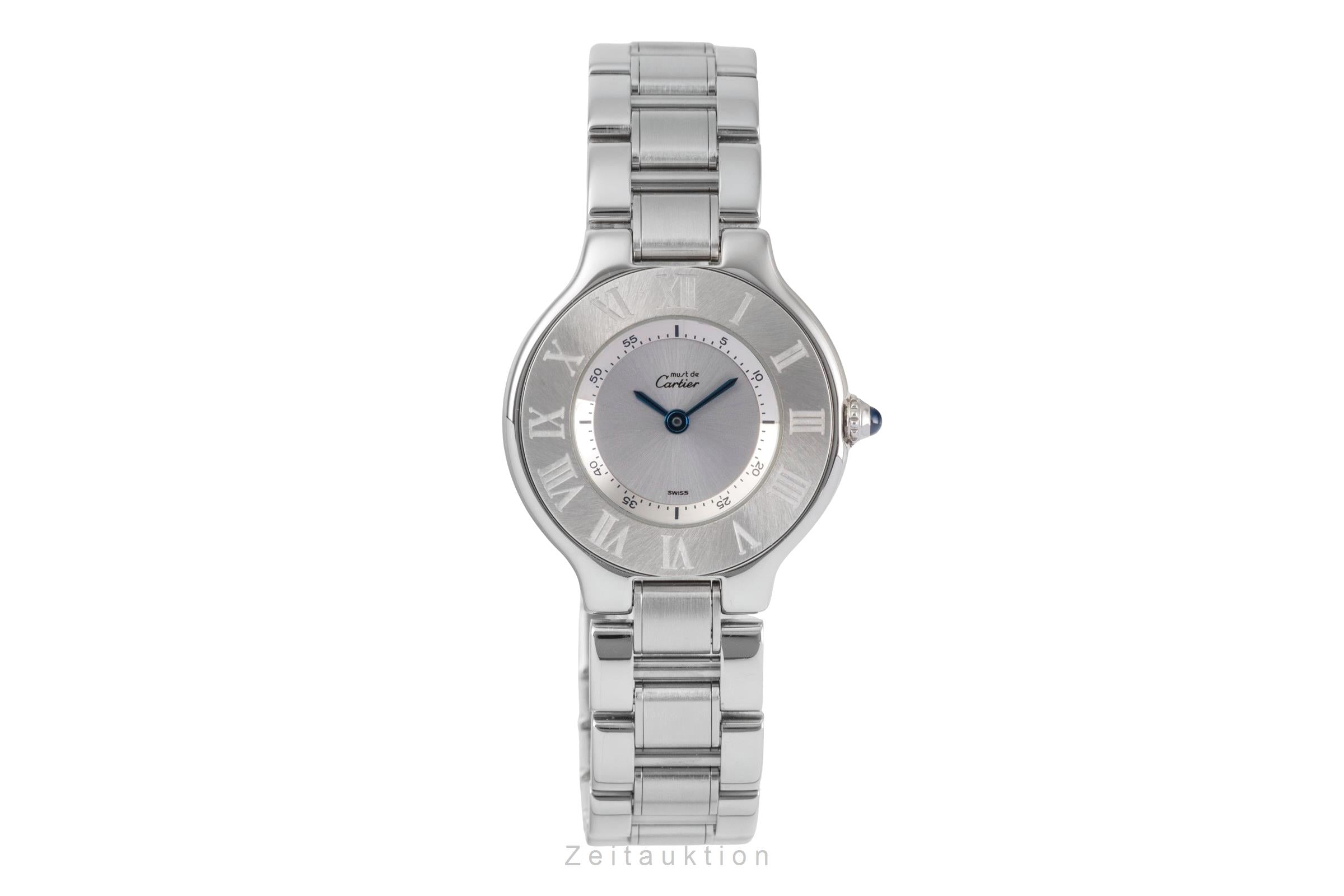 Cartier Must De Cartier 21 acier quartz montre pour femmes W10109T2, 1340  [2504685]