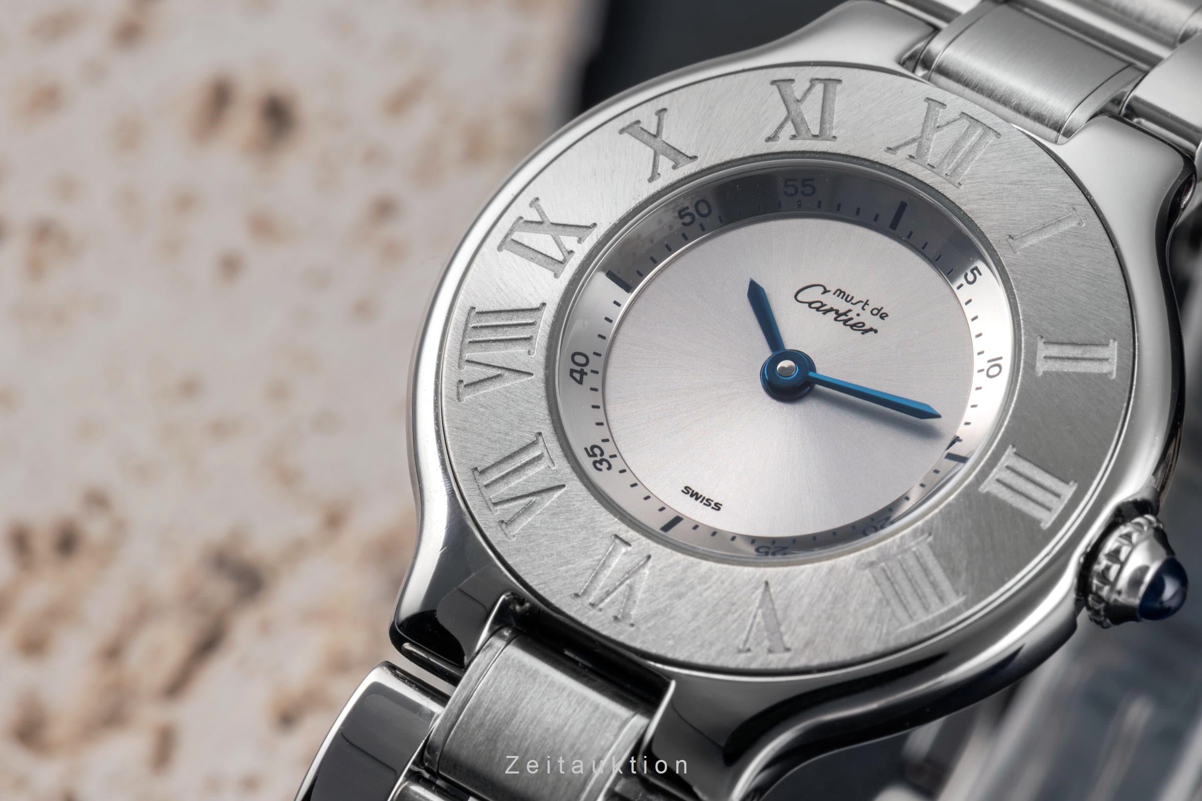 Cartier Must De Cartier 21 acier quartz montre pour femmes W10109T2, 1340  [2504685]