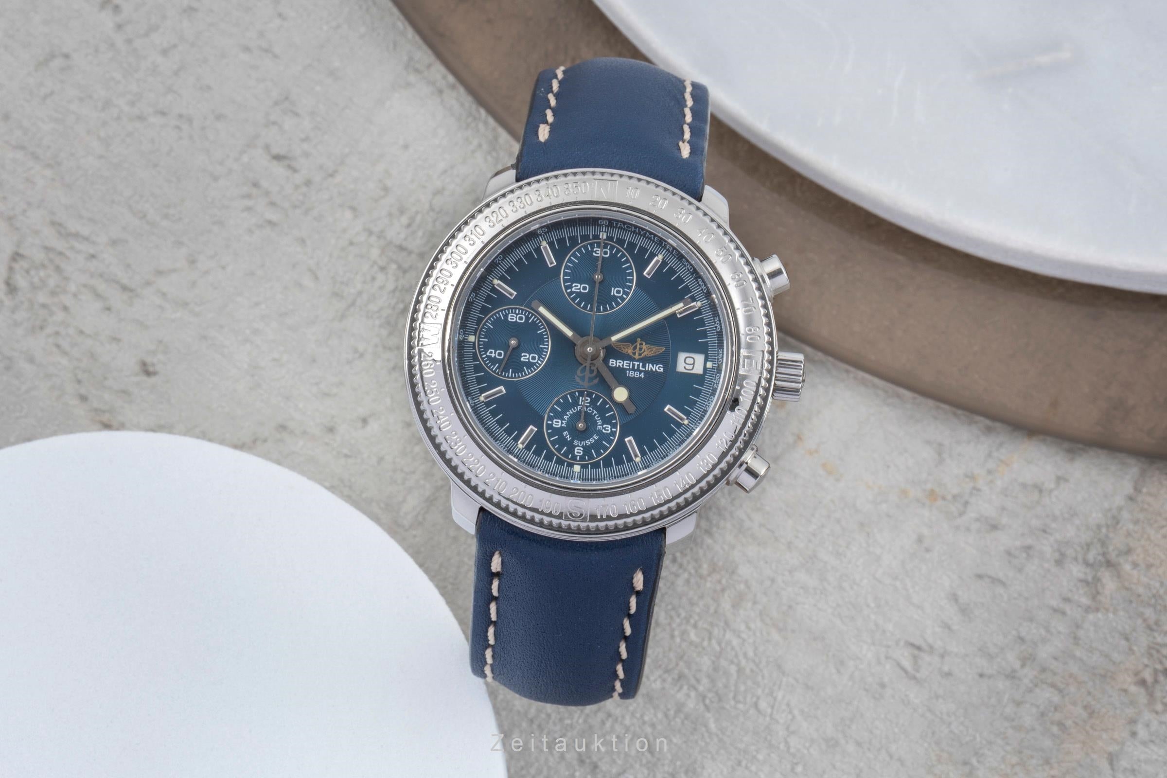 Breitling Astromat chronographe acier automatique montre pour hommes A20405  [2504687]