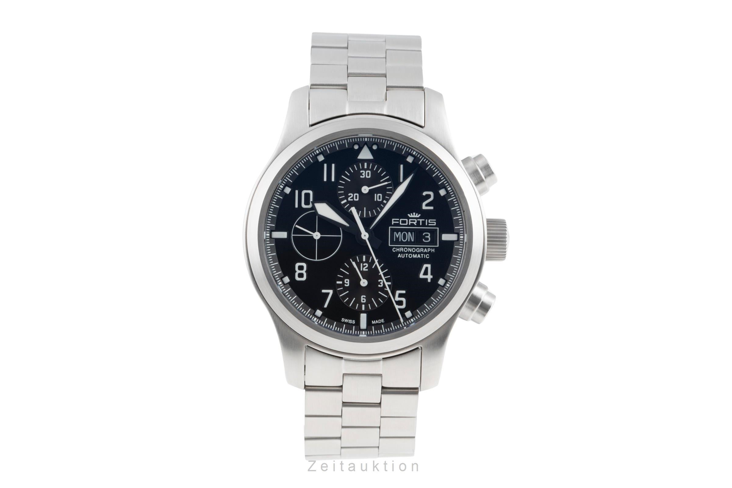 Fortis Aeromaster chronographe acier automatique montre pour hommes 656.10.141  [2504691]
