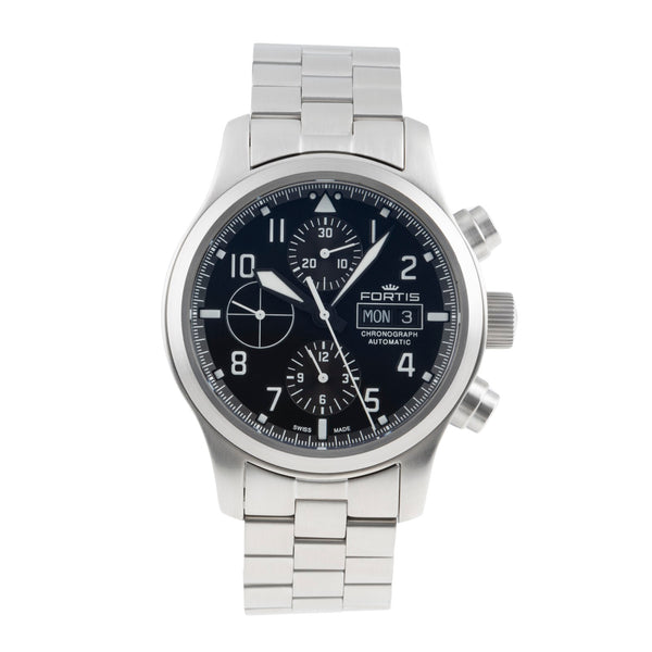 Fortis Aeromaster chronographe acier automatique montre pour hommes 656.10.141  [2504691]