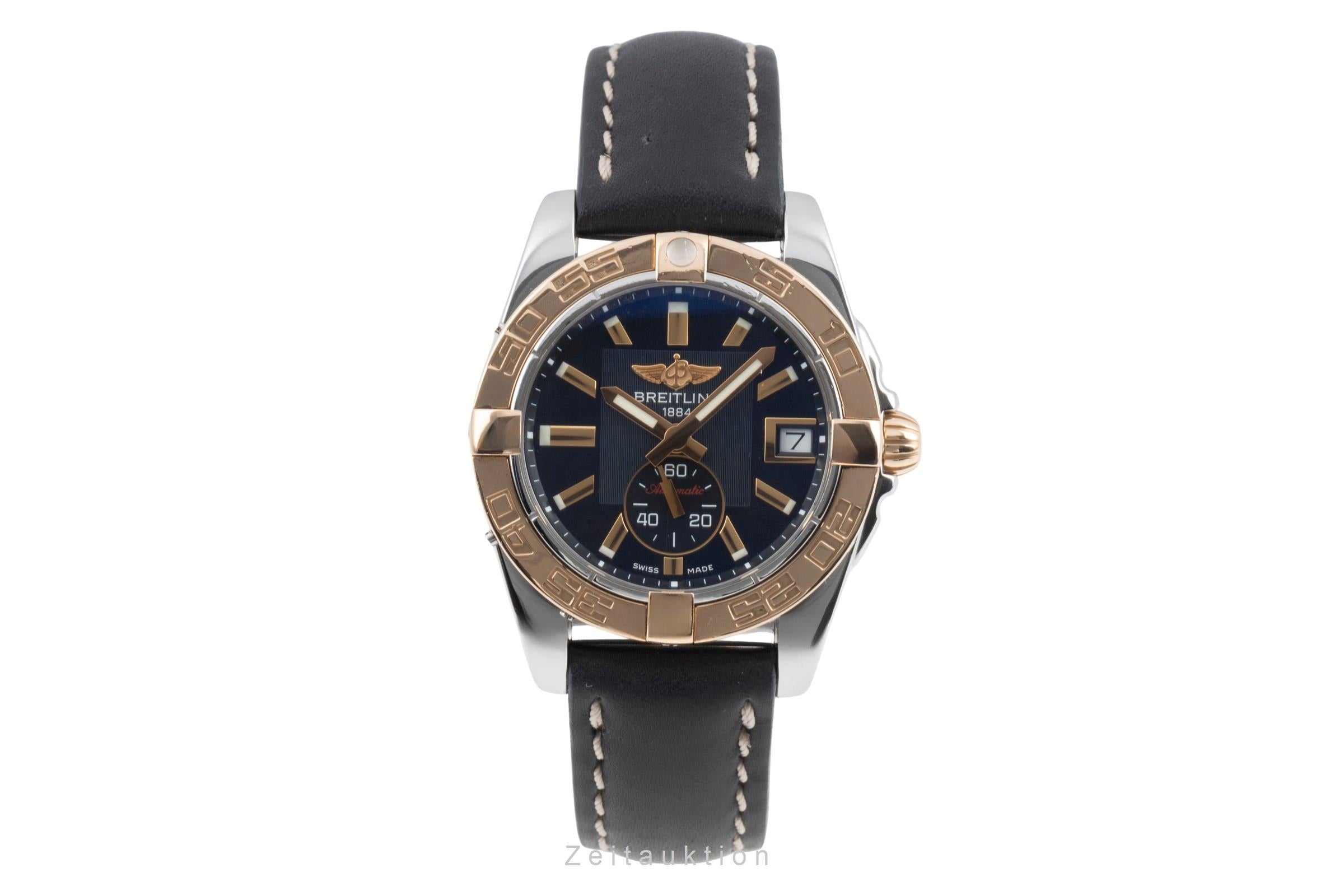 Breitling Galactic 36 Black Dial Stahl Rosegold Automatik Herrenuhr Ref. C37330 [2504696]