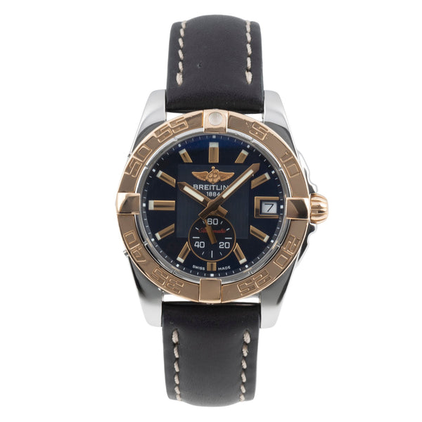 Breitling Galactic 36 Black Dial Stahl Rosegold Automatik Herrenuhr Ref. C37330 [2504696]