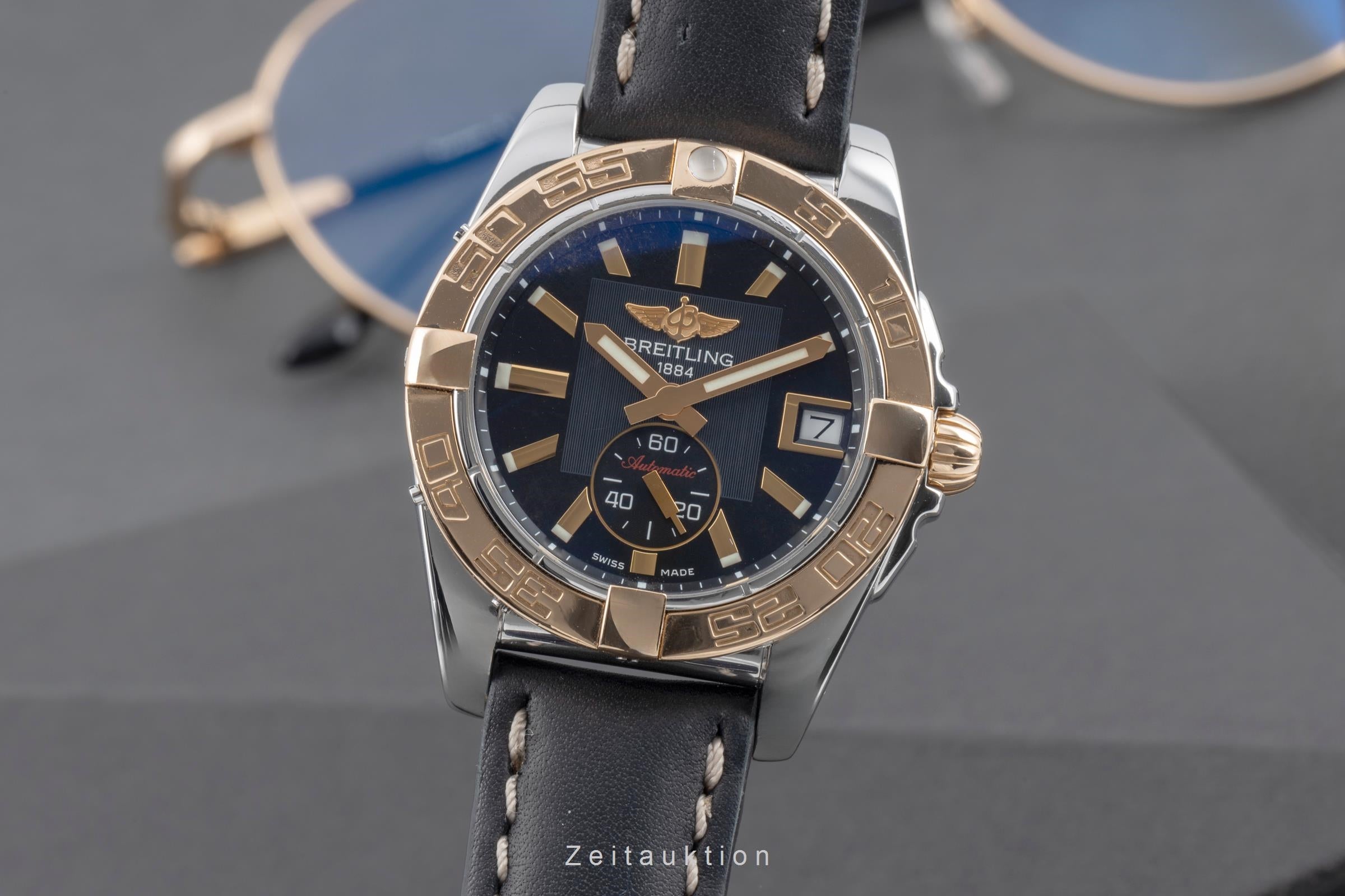 Breitling Galactic acier / or  automatique montre pour hommes C37330  [2504696]