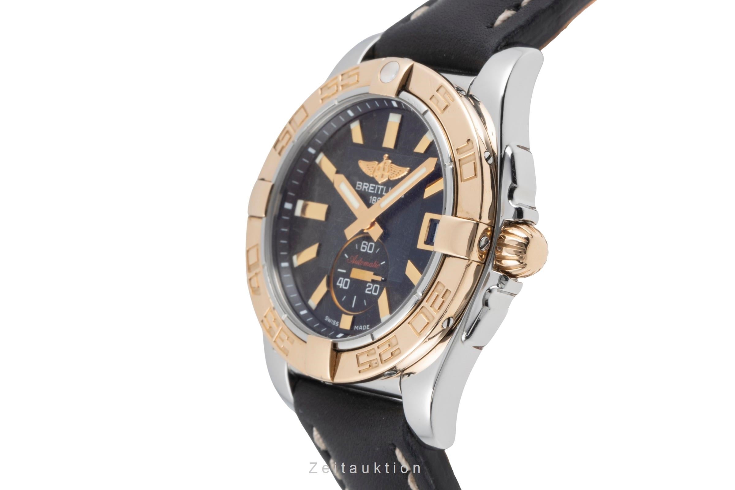 Breitling Galactic 36 Black Dial Stahl Rosegold Automatik Herrenuhr Ref. C37330 [2504696]