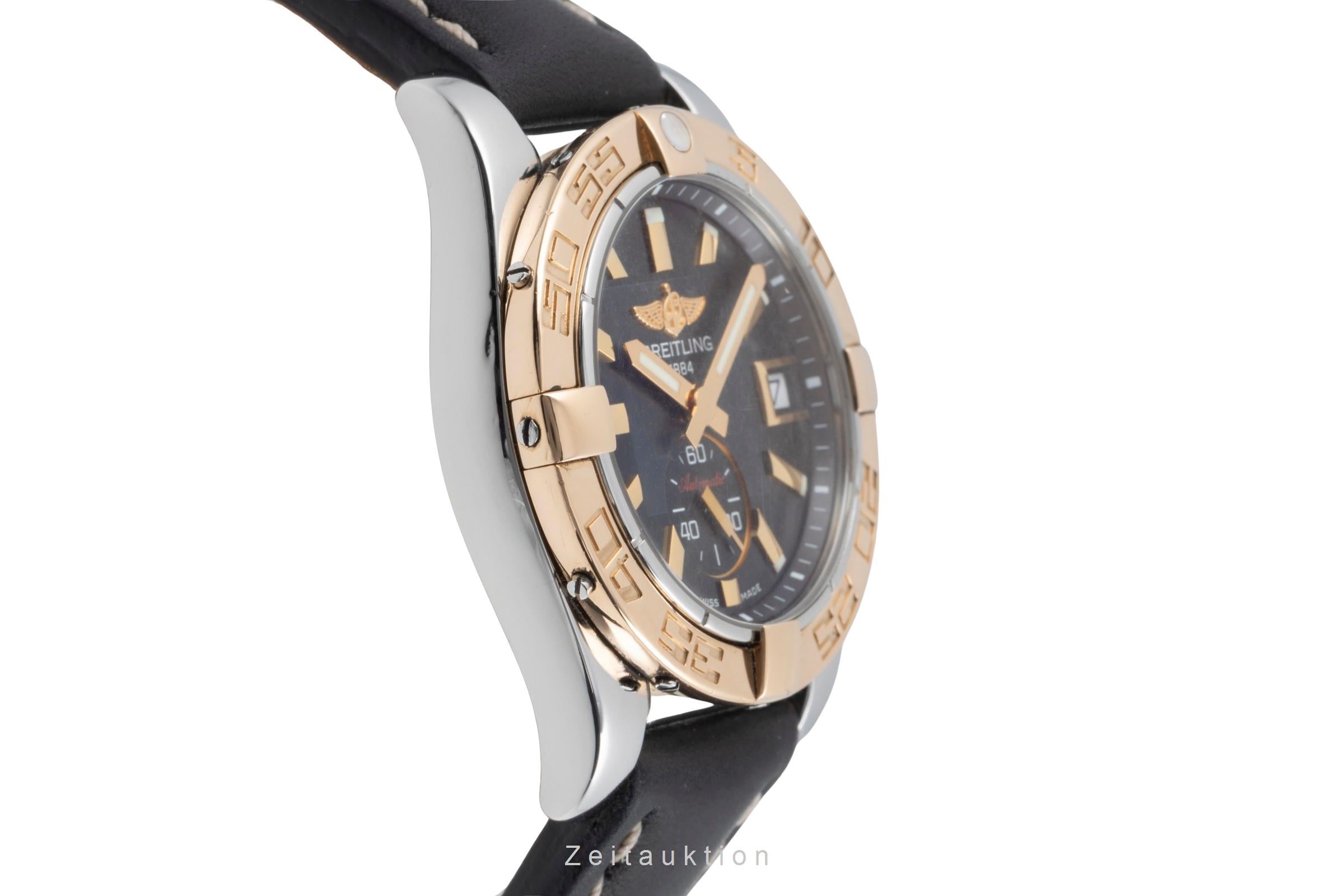 Breitling Galactic 36 Black Dial Stahl Rosegold Automatik Herrenuhr Ref. C37330 [2504696]