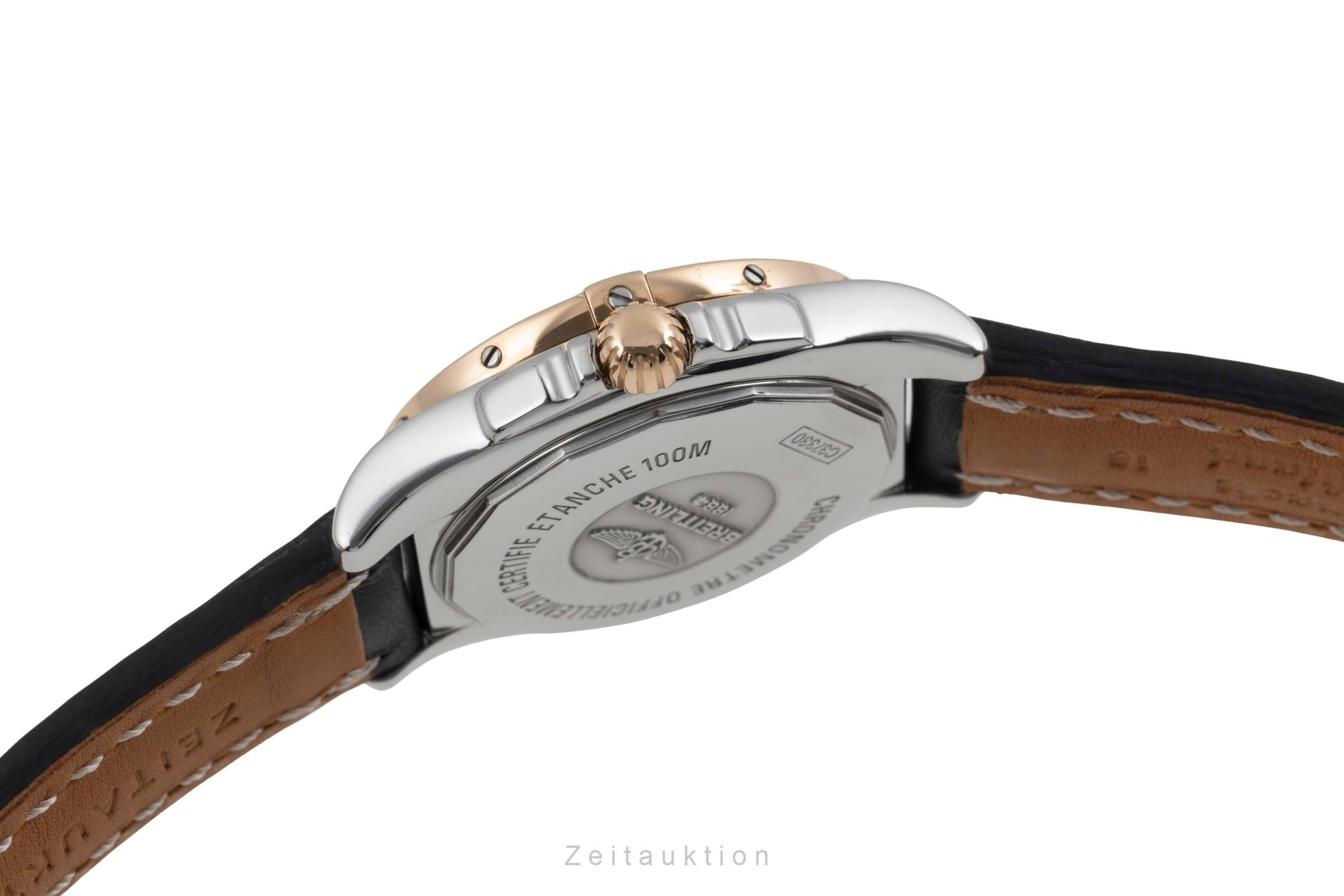 Breitling Galactic 36 Black Dial Stahl Rosegold Automatik Herrenuhr Ref. C37330 [2504696]