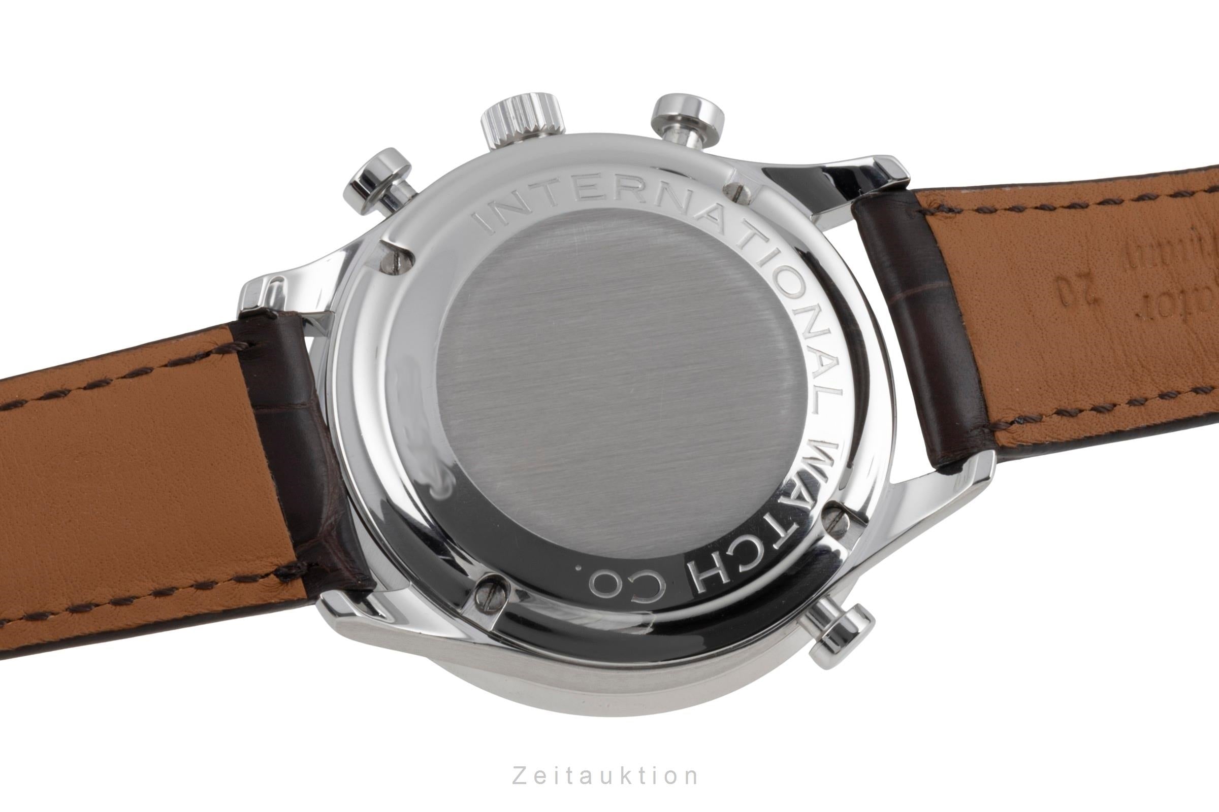 IWC Portugieser chronograph steel manual winding men's watch IW371202  [2504697]