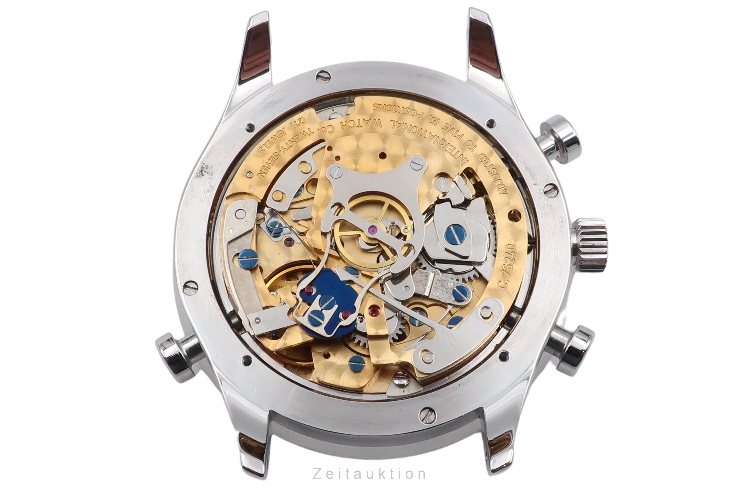 IWC Portugieser chronograph steel manual winding men's watch IW371202  [2504697]