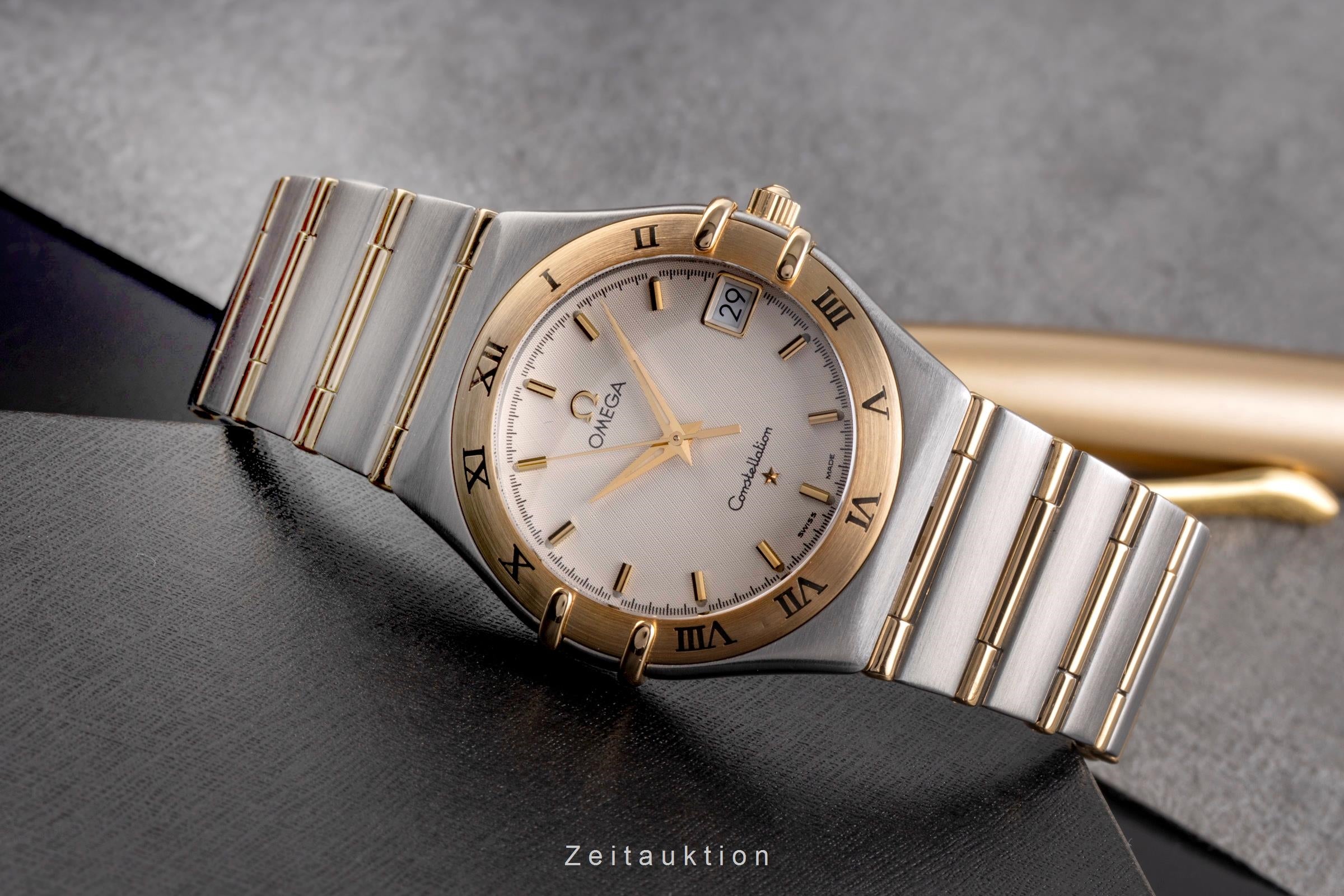 Omega Constellation steel / gold quartz men's watch 1212.30.00  [2504699]