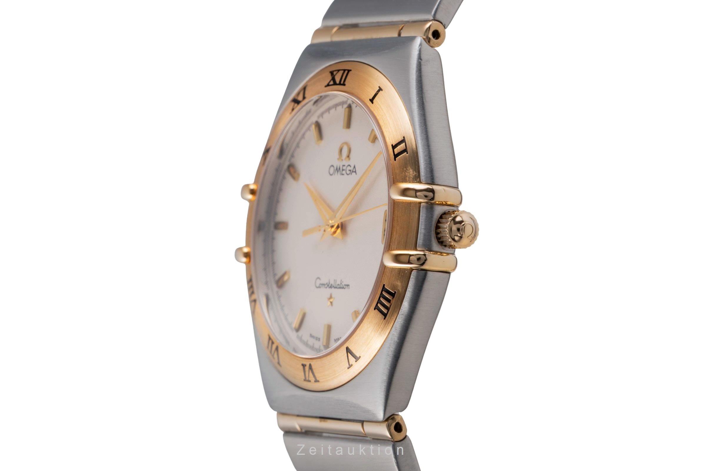 Omega Constellation steel / gold quartz men's watch 1212.30.00  [2504699]
