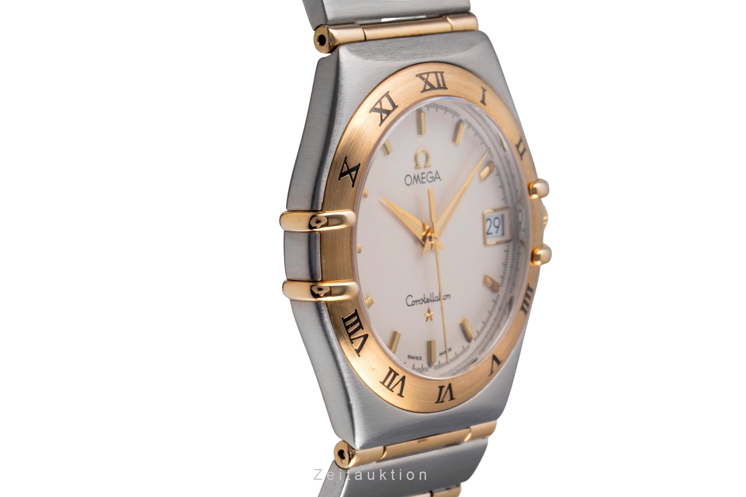 Omega Constellation steel / gold quartz men's watch 1212.30.00  [2504699]