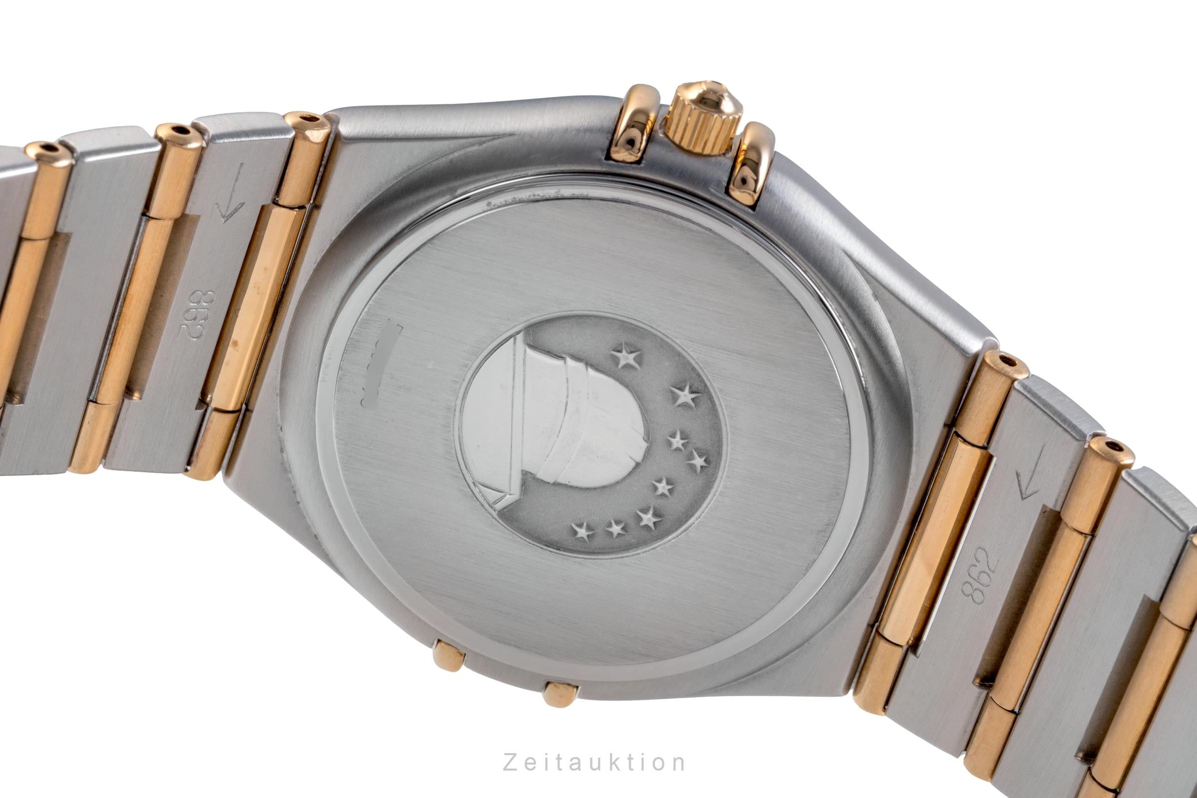Omega Constellation steel / gold quartz men's watch 1212.30.00  [2504699]