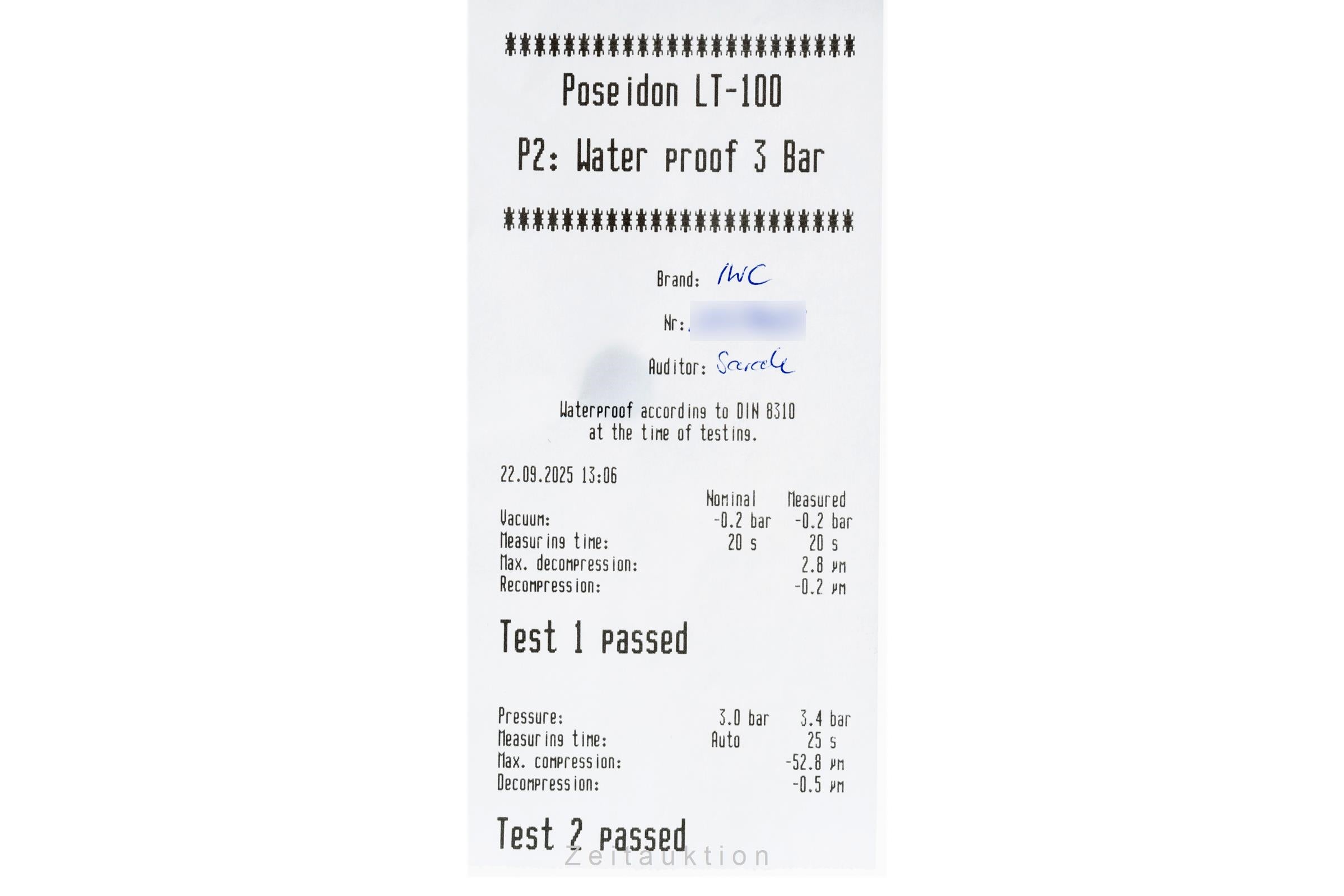 IWC Portugieser chronograph steel automatic men's watch IW371401 LP: 9100EUR  [2504701]