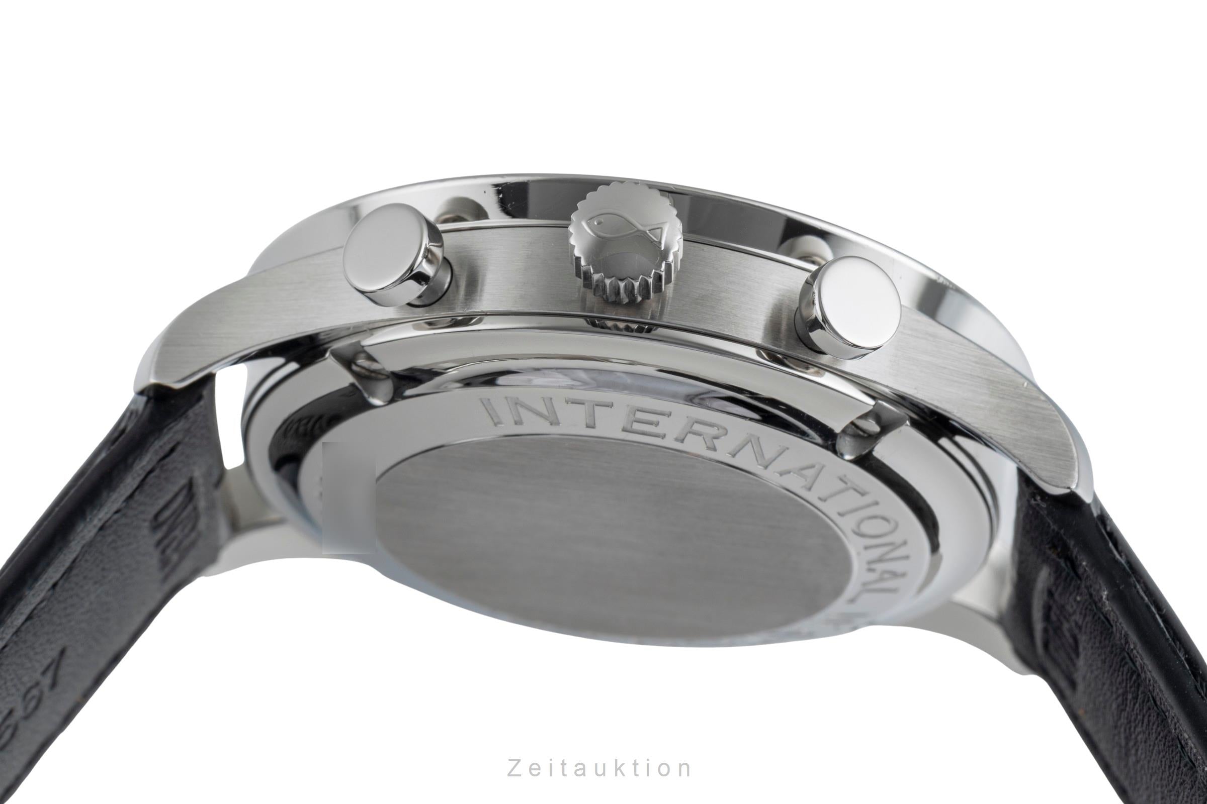 IWC Portugieser chronograph steel automatic men's watch IW371401 LP: 9100EUR  [2504701]