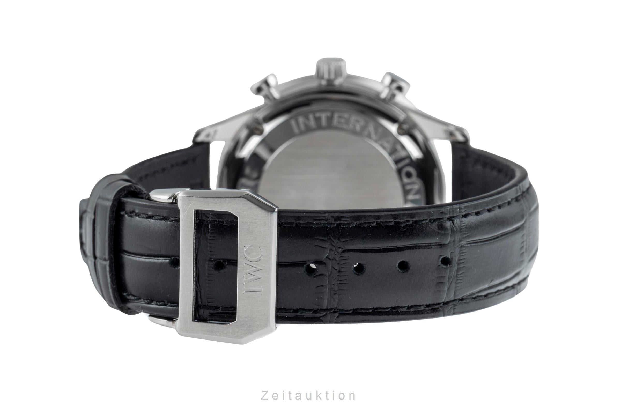 IWC Portugieser chronograph steel automatic men's watch IW371401 LP: 9100EUR  [2504701]