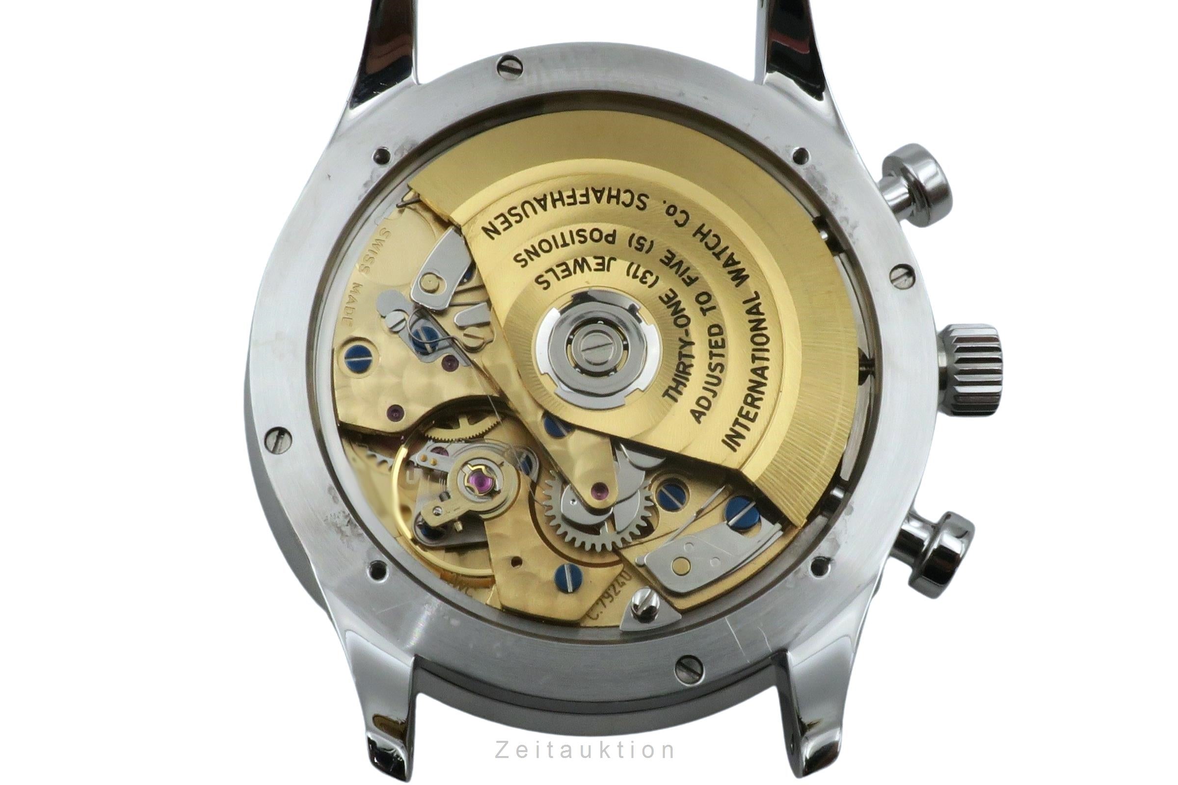 IWC Portugieser chronograph steel automatic men's watch IW371401 LP: 9100EUR  [2504701]