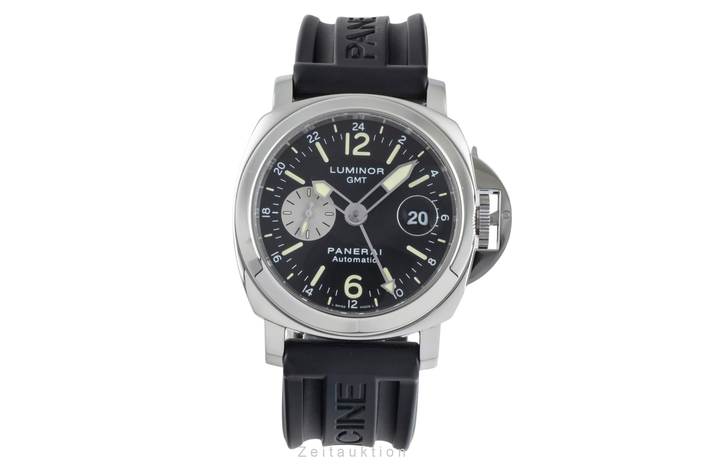 Panerai Luminor GMT acero automático reloj para caballeros PAM00088  [2504702]