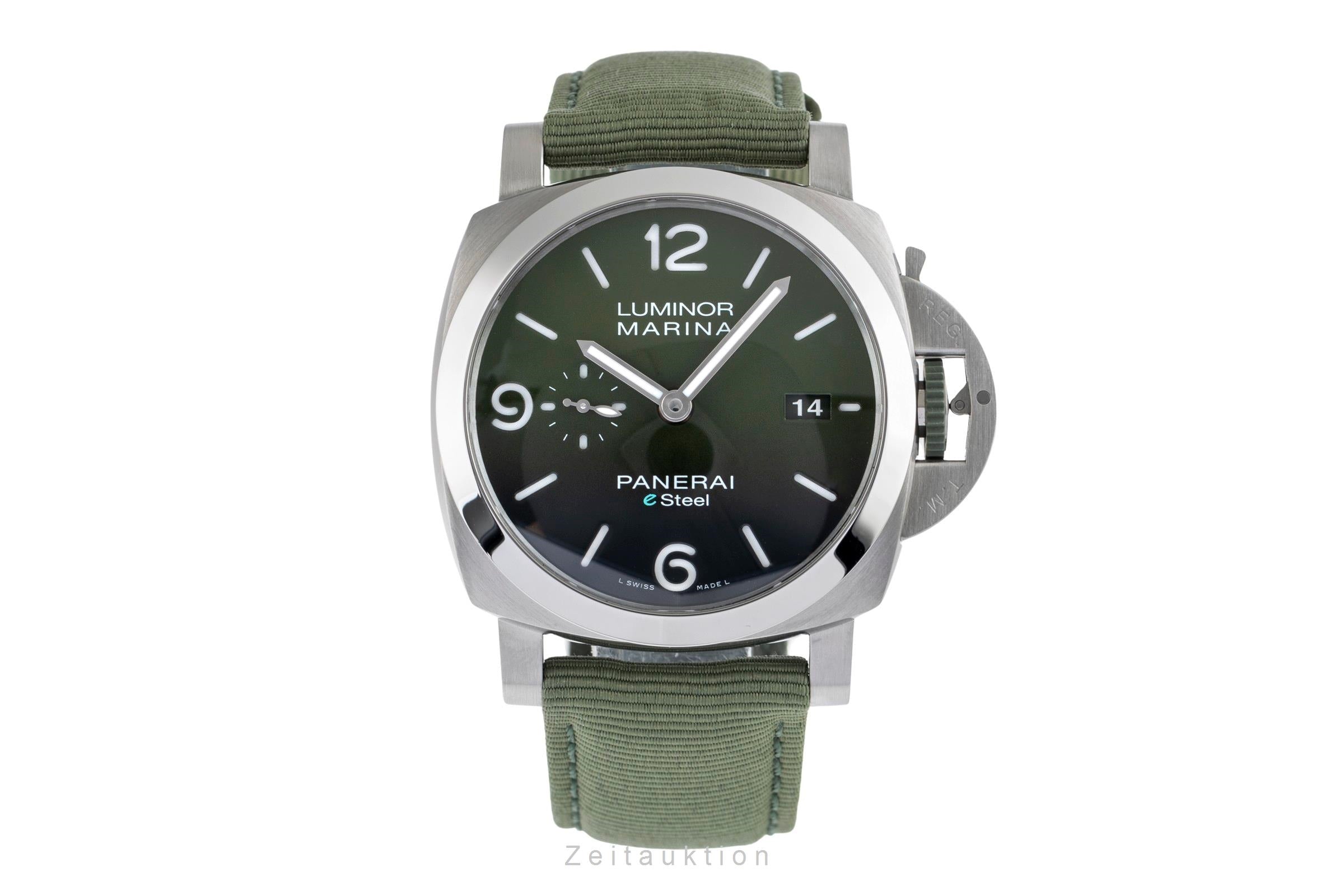 Panerai Luminor Marina steel automatic men's watch PAM01356 LP: 9600EUR  [2504708]