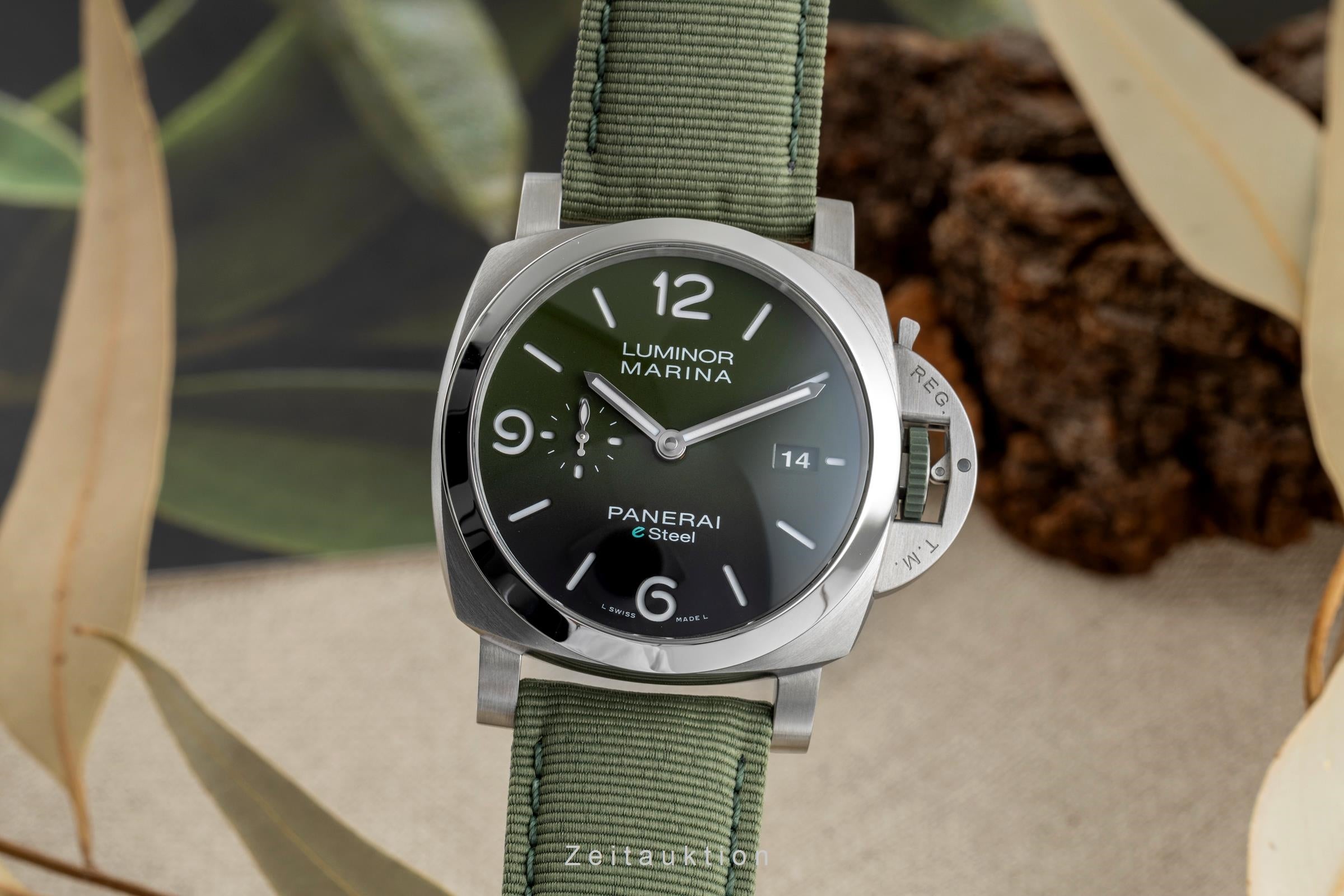 Panerai Luminor Marina steel automatic men's watch PAM01356 LP: 9600EUR  [2504708]