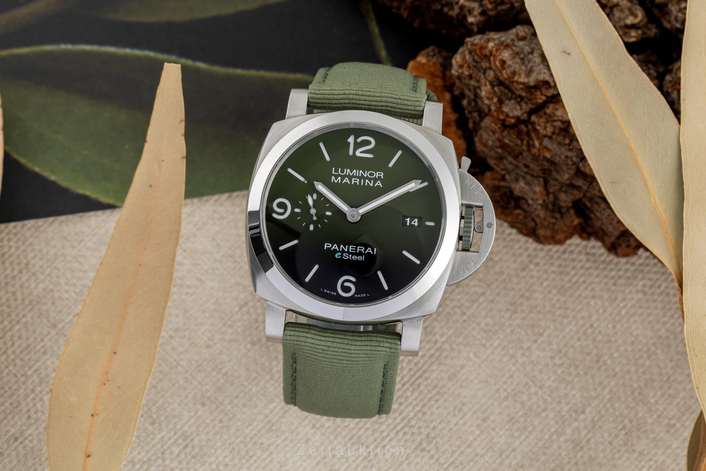 Panerai Luminor Marina steel automatic men's watch PAM01356 LP: 9600EUR  [2504708]