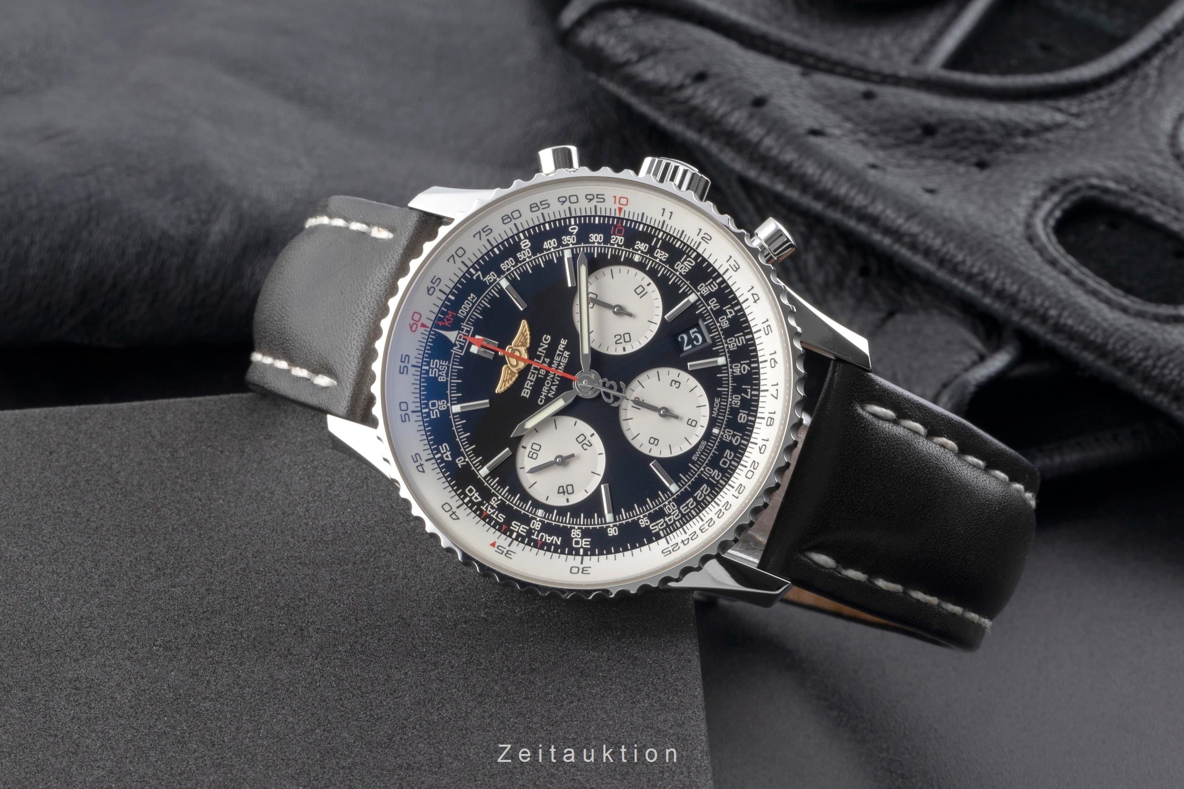 Breitling Navitimer 01 chronograph steel automatic men's watch AB012012/BB01 LP: 9300EUR  [2504710]