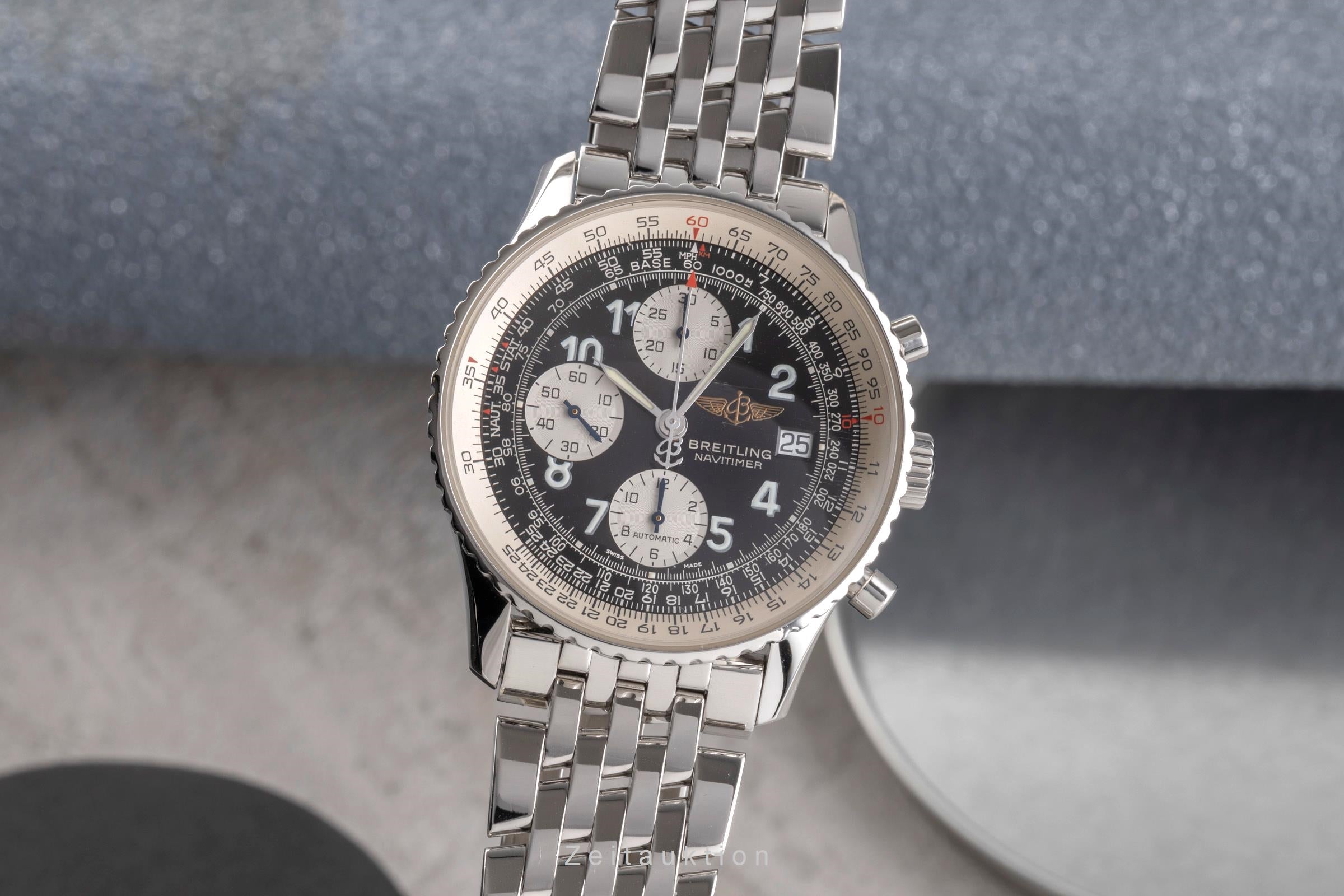 Breitling Old Navitimer chronograph steel automatic men's watch A13322  [2504712]