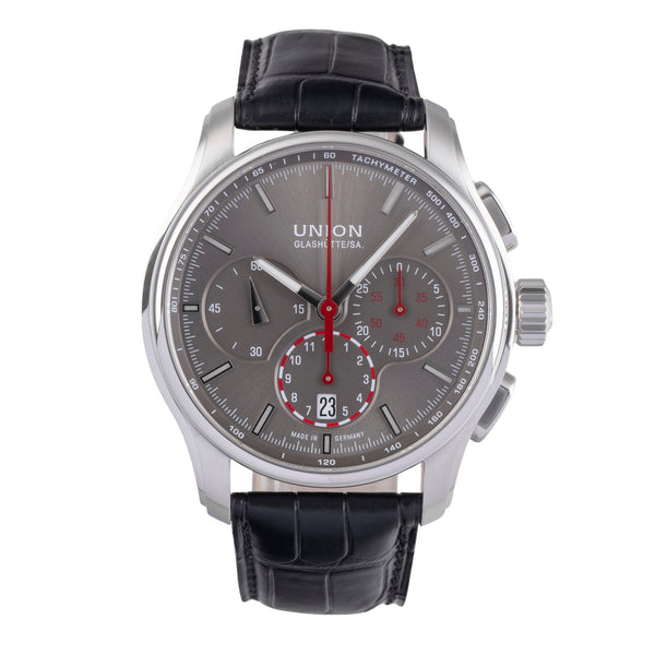 Union Glashütte Belisar chronograph steel automatic men's watch D002.427A  [2504716]