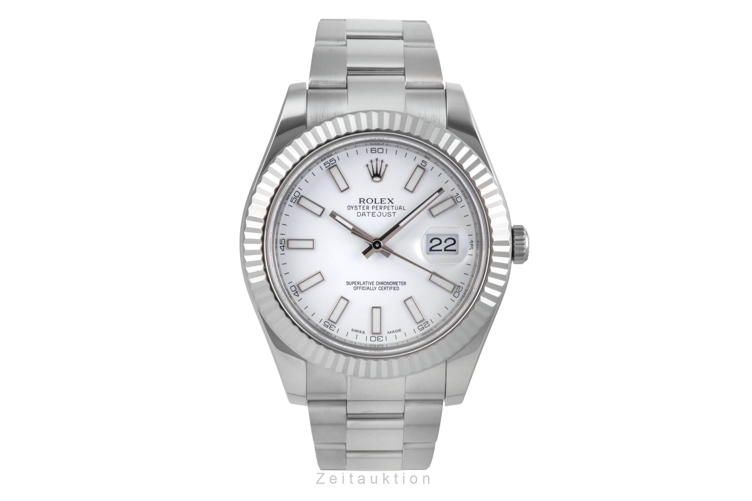 Rolex Datejust II Stahl / Weissgold Herrenuhr Automatik Ref. 116334 [2504717]