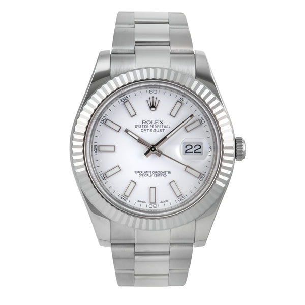 Rolex Datejust II Stahl / Weissgold Herrenuhr Automatik Ref. 116334 [2504717]