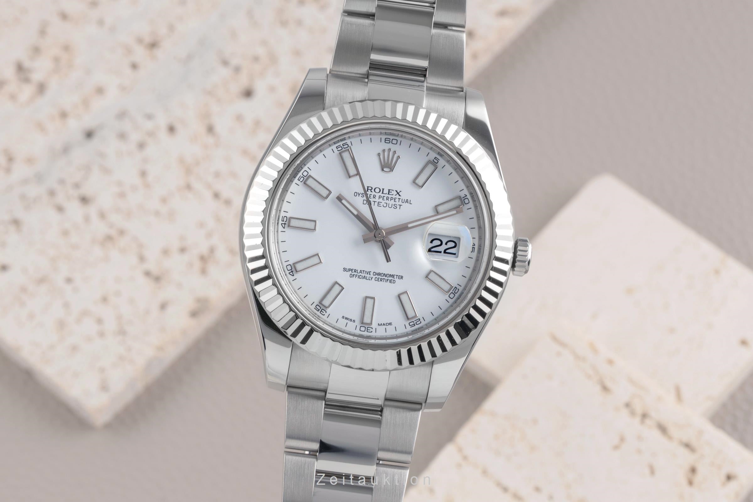 Rolex Datejust II Stahl / Weissgold Herrenuhr Automatik Ref. 116334 [2504717]