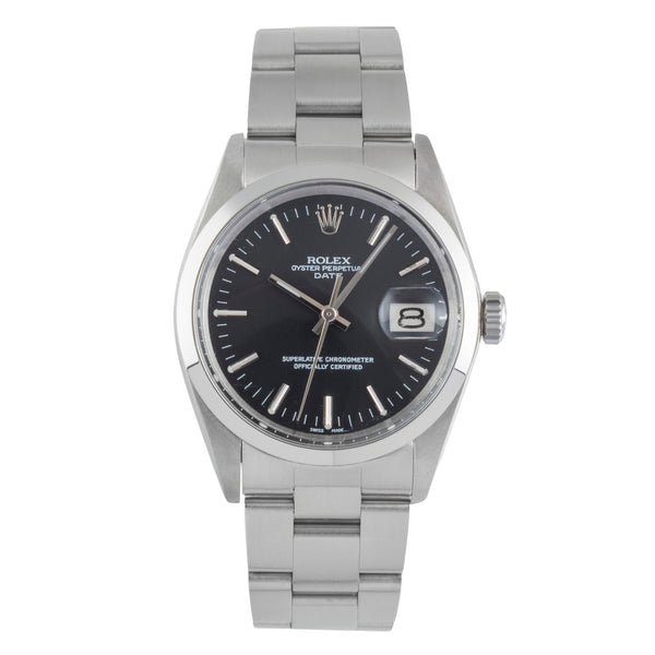 Rolex Date steel automatic men's watch 1500  [2504718]