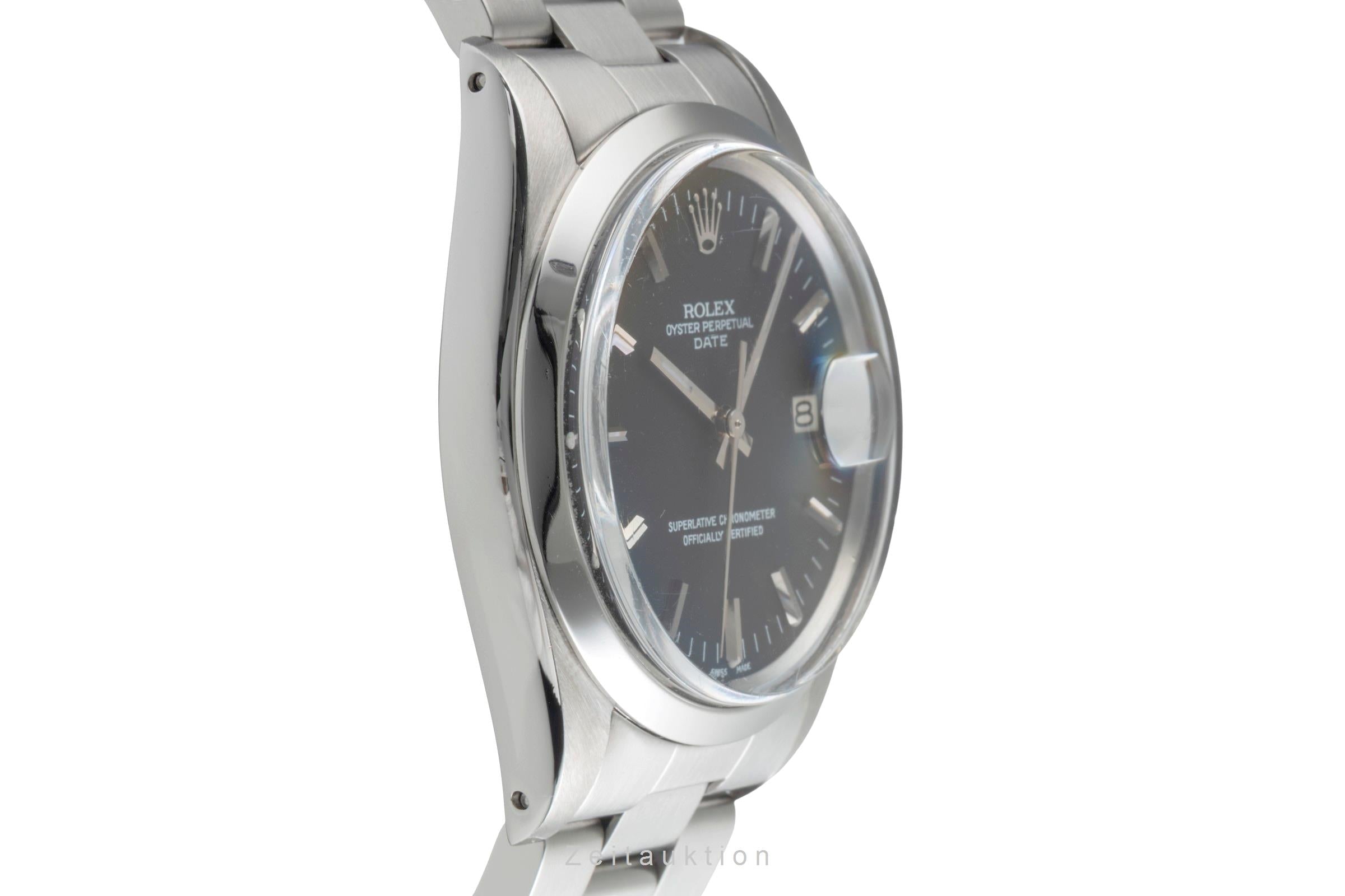 Rolex Date steel automatic men's watch 1500  [2504718]
