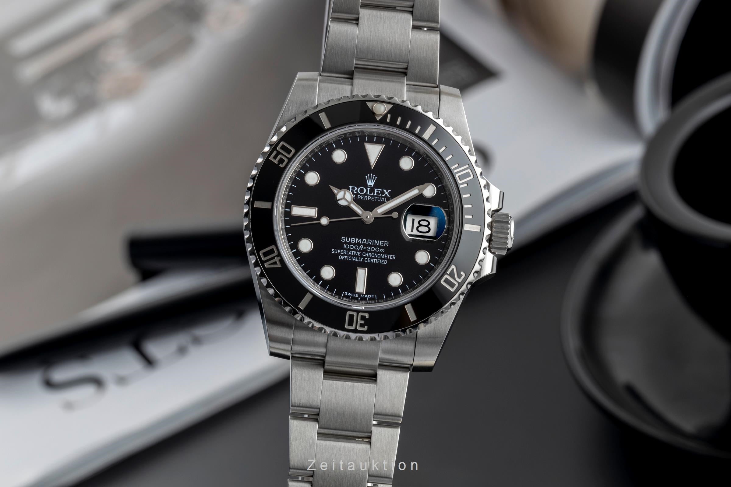 Rolex Submariner Date 40 Stahl Automatik Herrenuhr Ref. 116610LN B&P 2016 [2504719]