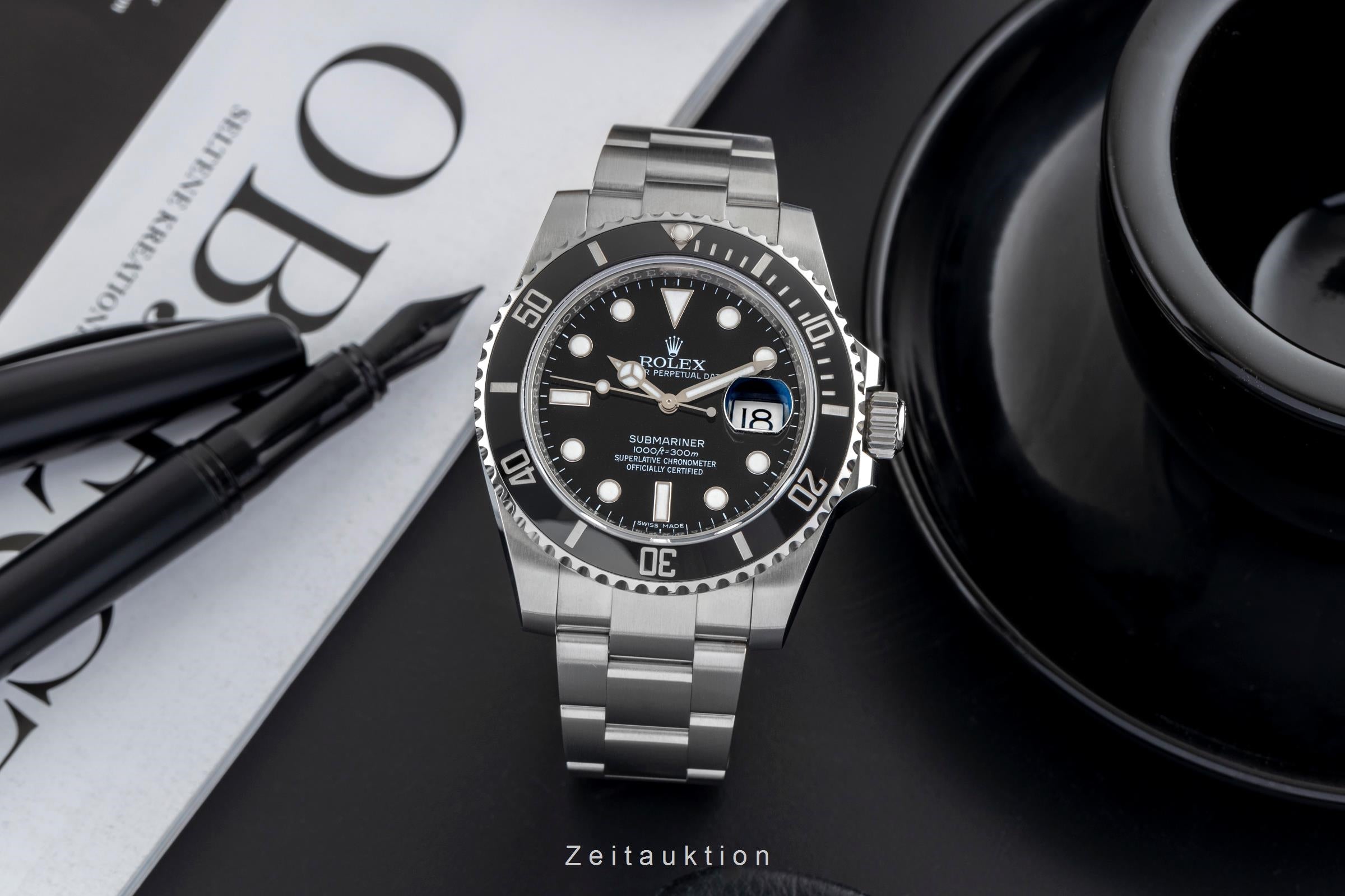 Rolex Submariner Date 40 Stahl Automatik Herrenuhr Ref. 116610LN B&P 2016 [2504719]