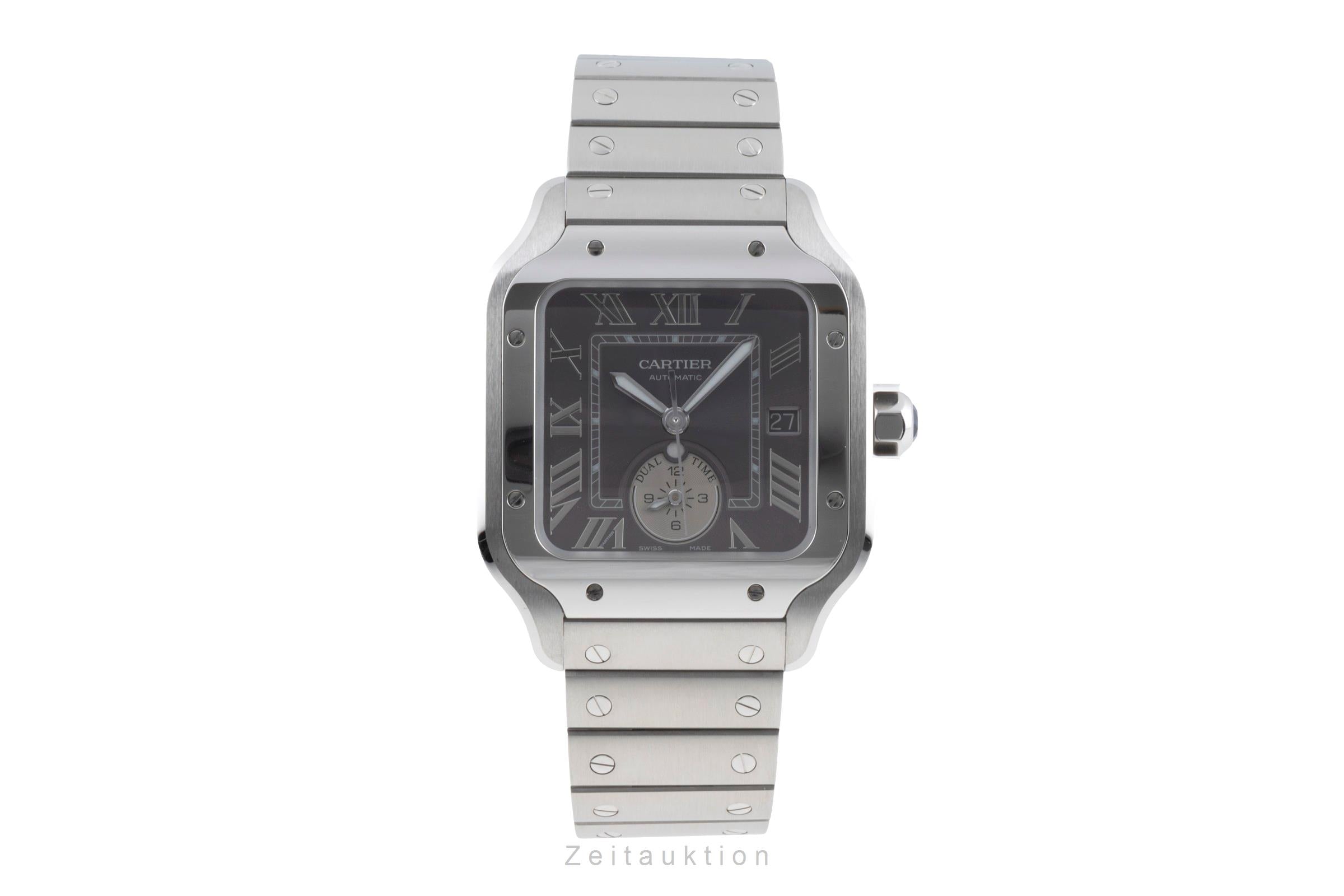 Cartier Santos steel automatic men's watch WSSA0076 LP: 10500EUR  [2504723]