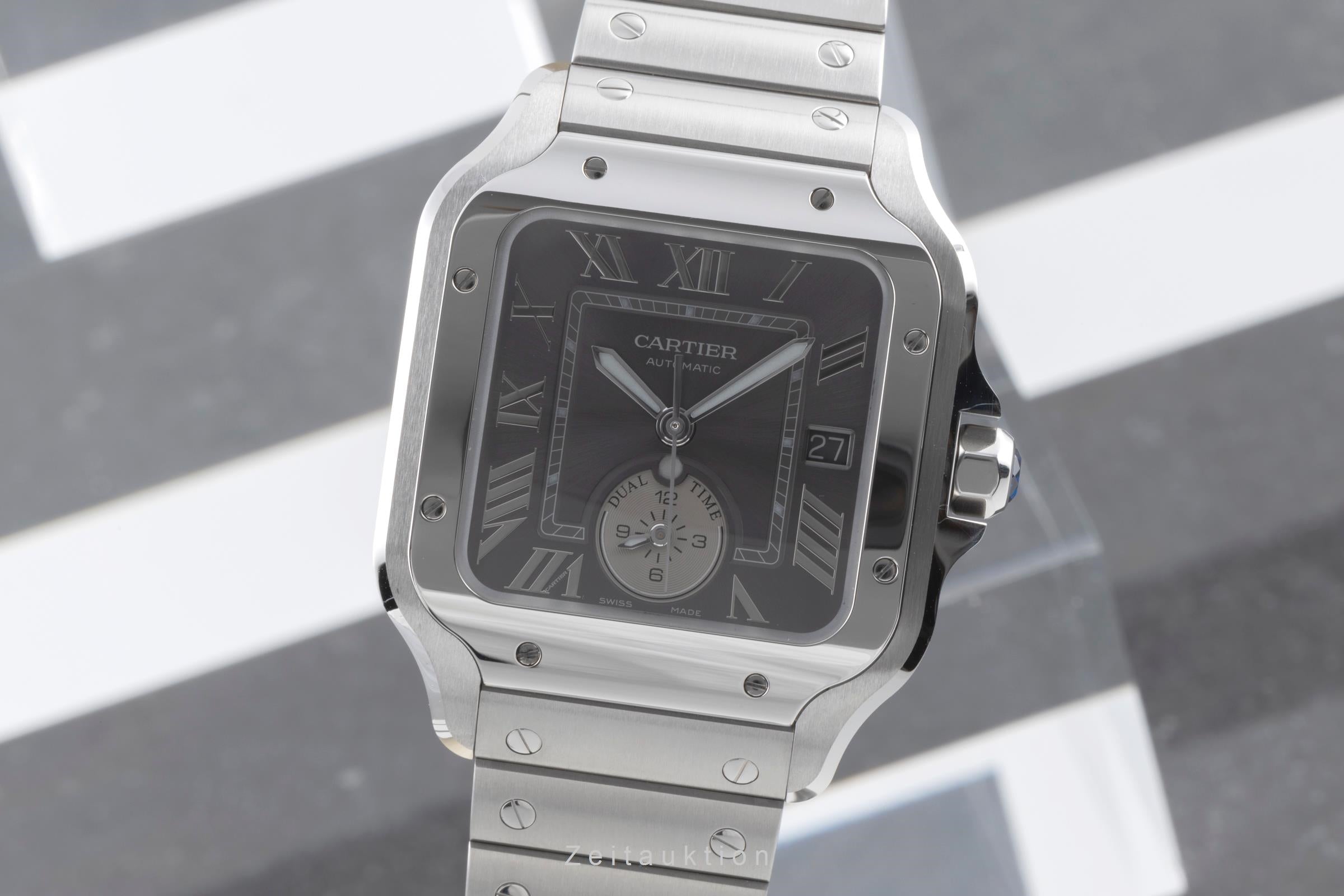 Cartier Santos steel automatic men's watch WSSA0076 LP: 10500EUR  [2504723]
