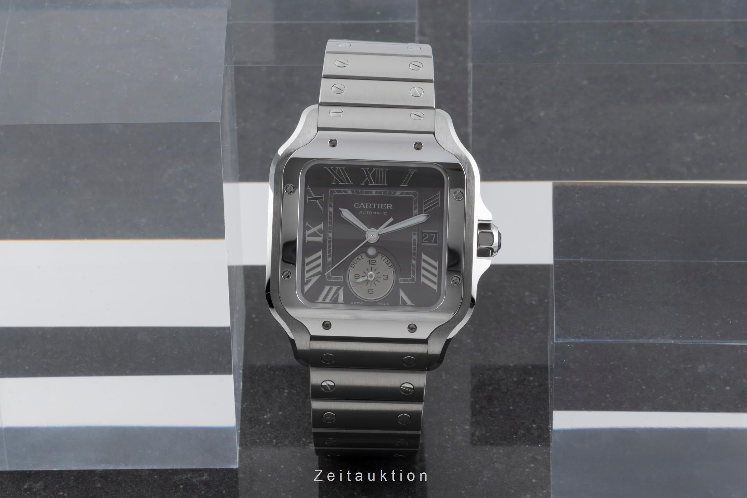 Cartier Santos steel automatic men's watch WSSA0076 LP: 10500EUR  [2504723]
