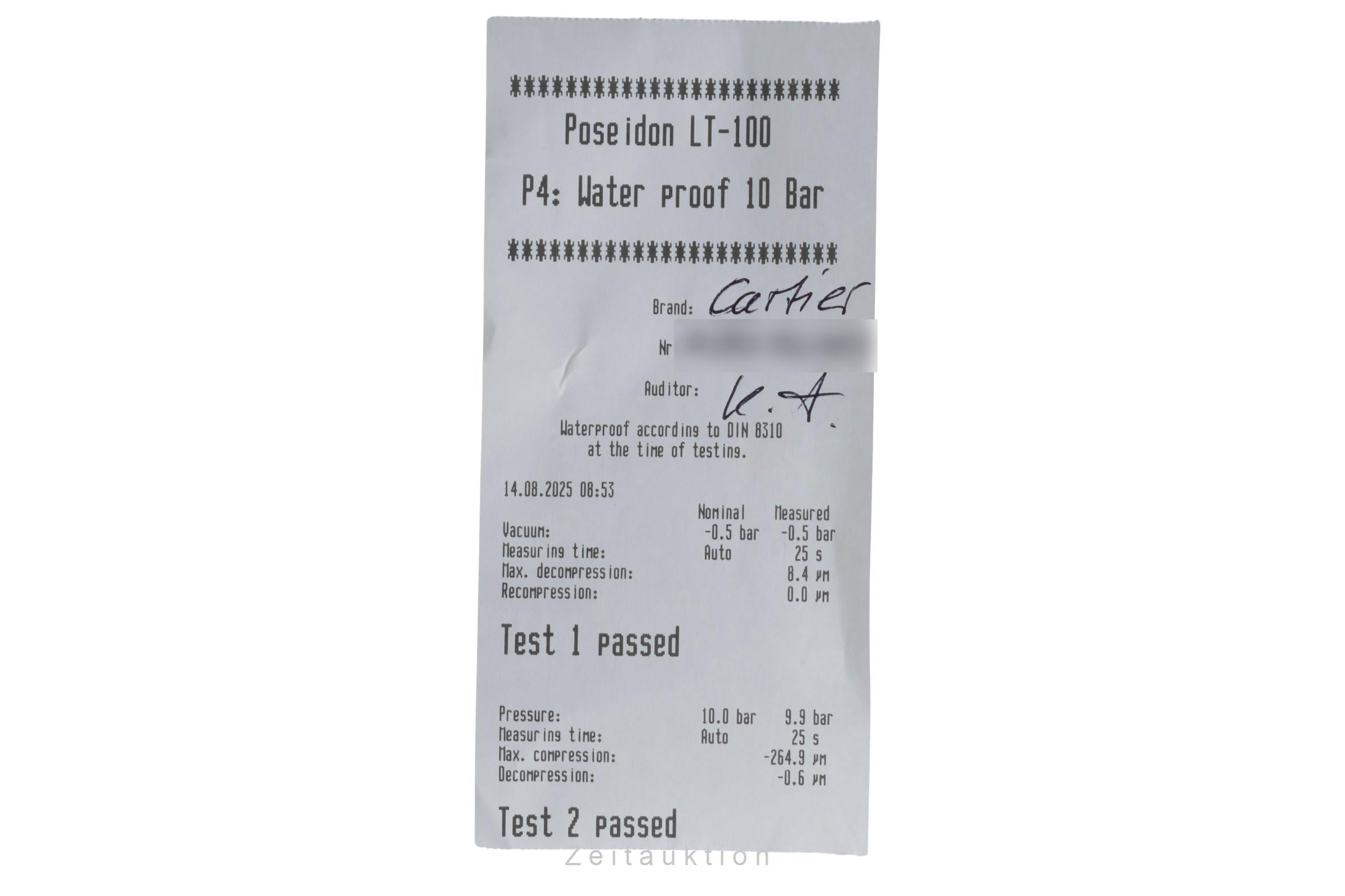 Cartier Santos steel automatic men's watch WSSA0076 LP: 10500EUR  [2504723]