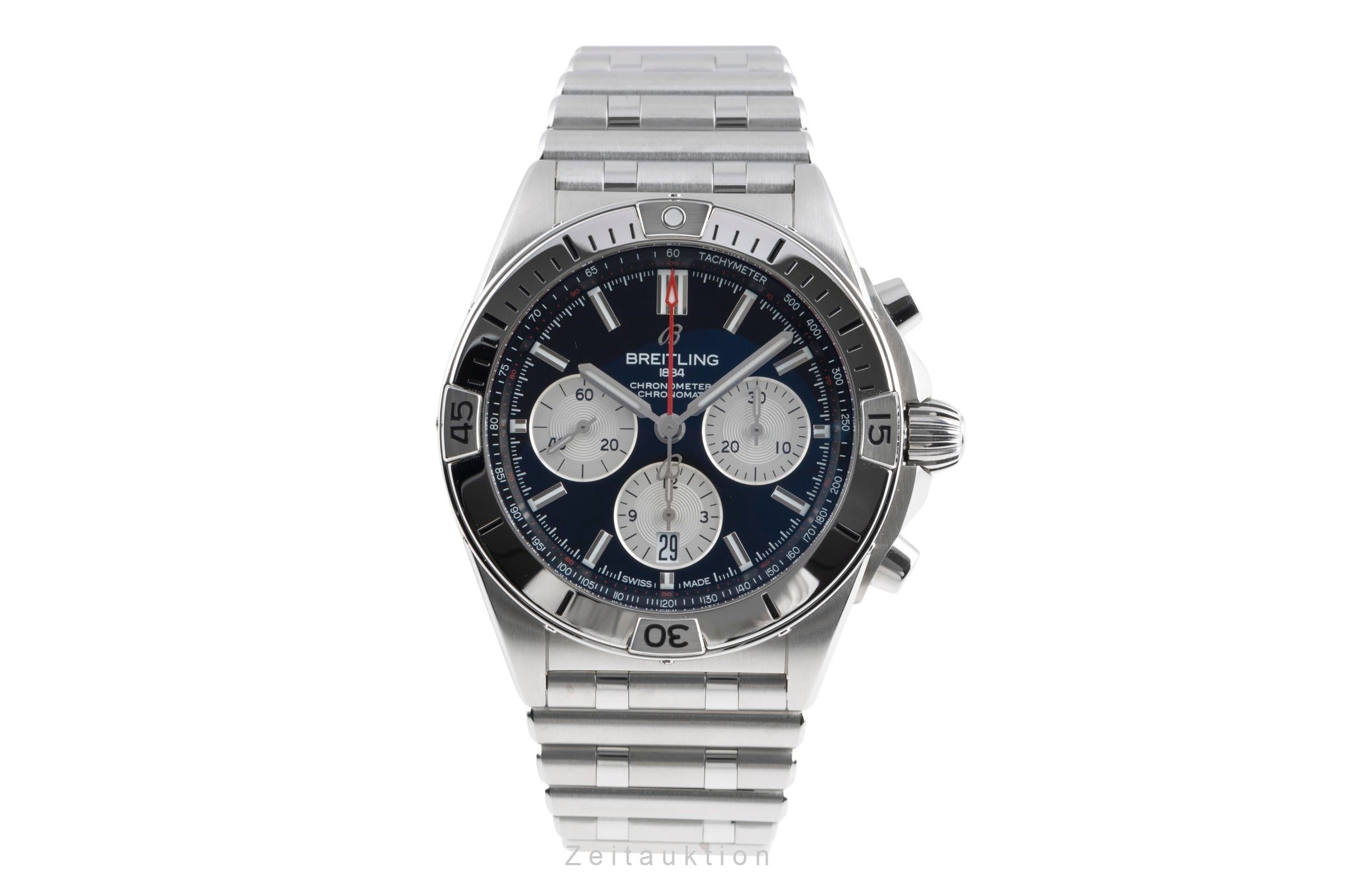 Breitling Chronomat chronographe acier automatique montre pour hommes AB0134 LP: 9200EUR  [2504726]