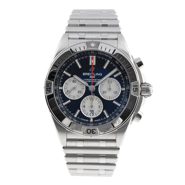 Breitling Chronomat chronographe acier automatique montre pour hommes AB0134 LP: 9200EUR  [2504726]