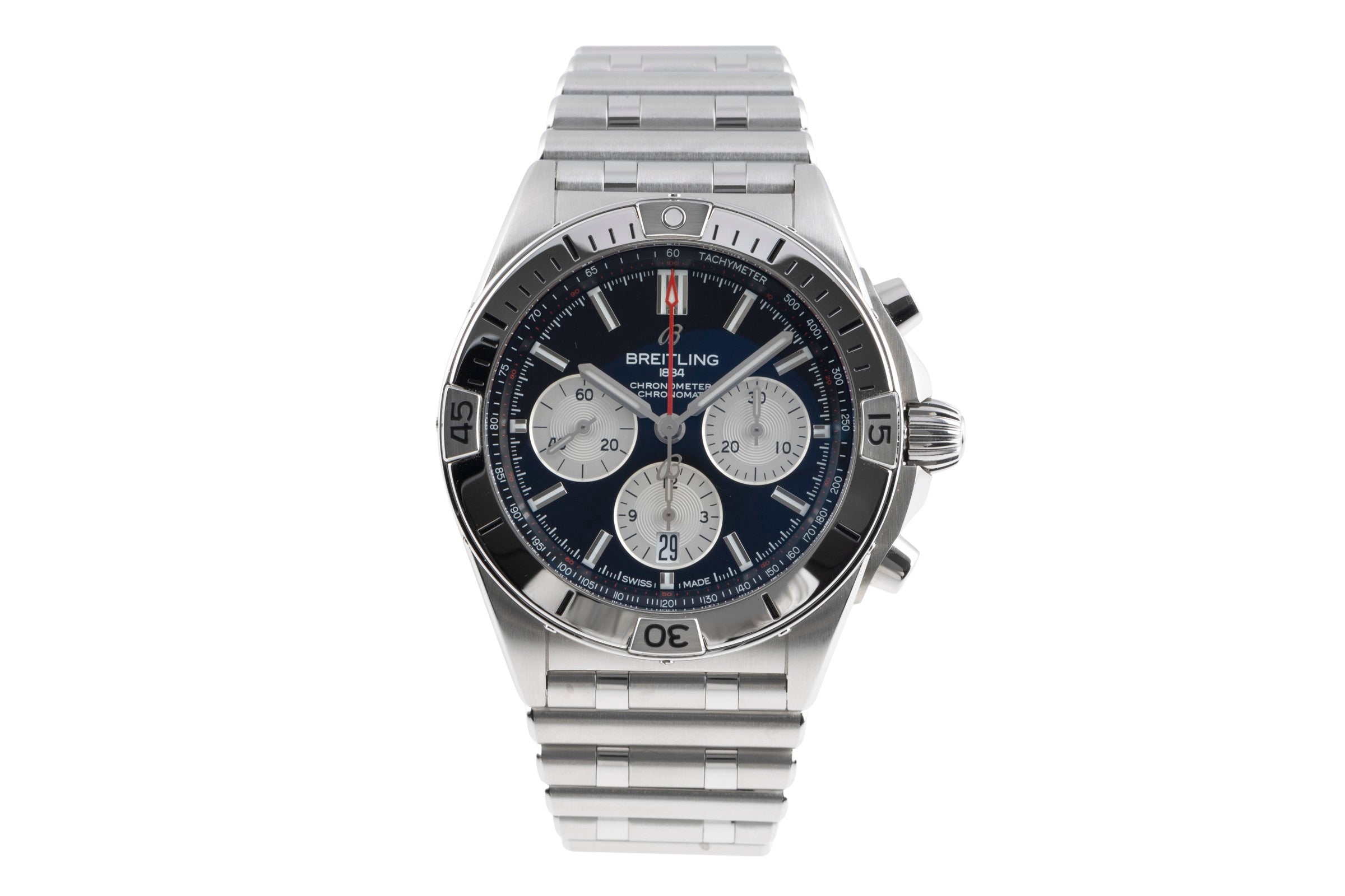 Breitling Chronomat chronographe acier automatique montre pour hommes AB0134 LP: 9200EUR  [2504726]