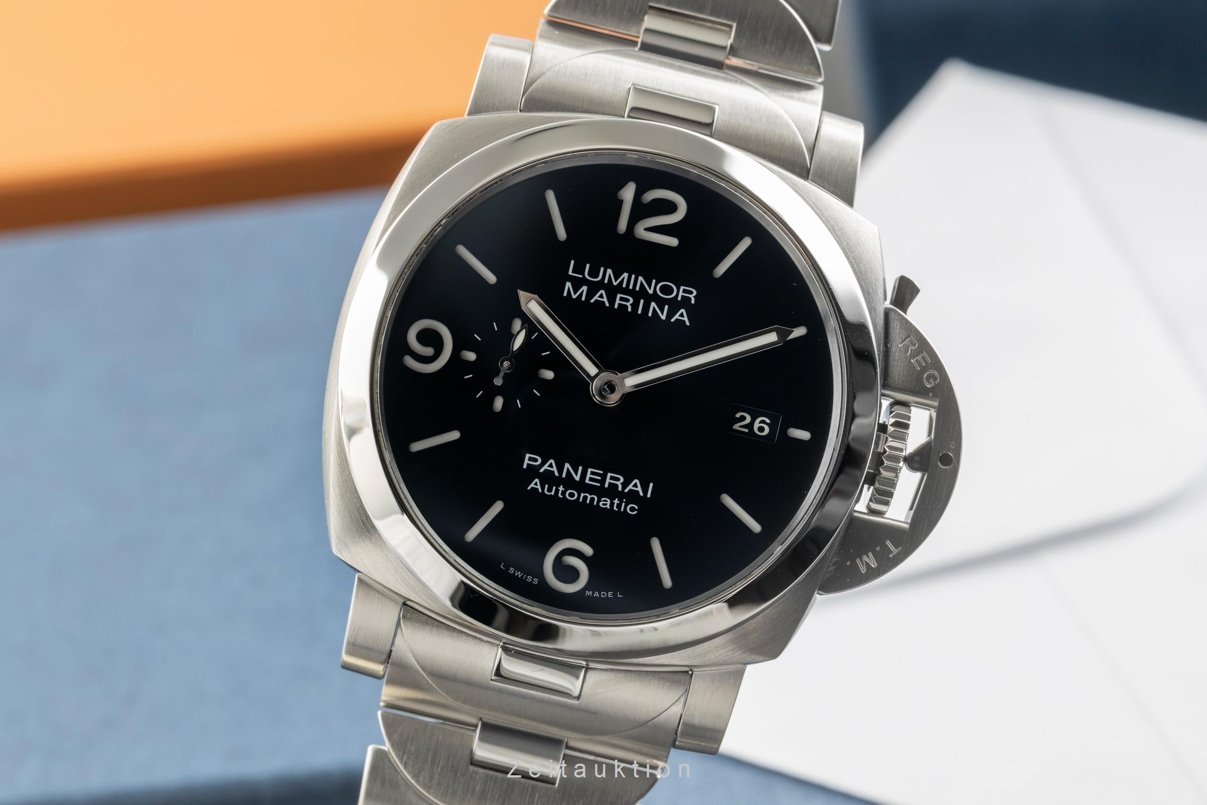 Panerai Luminor Marina acero automático reloj para caballeros PAM01316 LP: 9700EUR  [2504728]