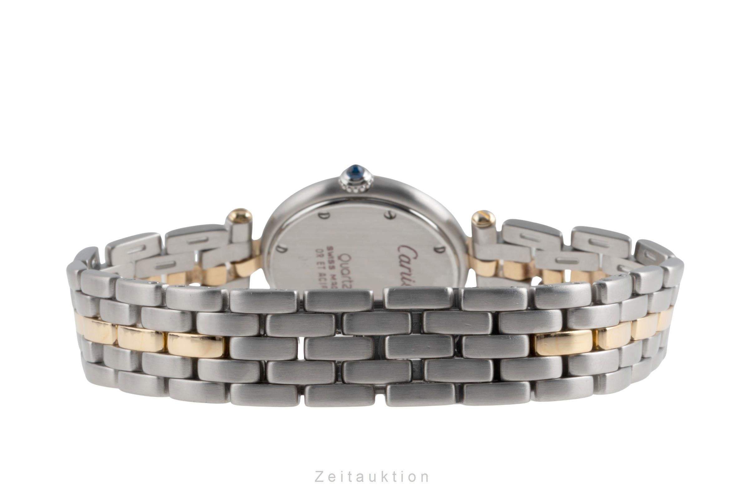 Cartier Panthere Ronde 1 Row Stahl / Gold Quarz Damenuhr Ref. 66920 [2504731]