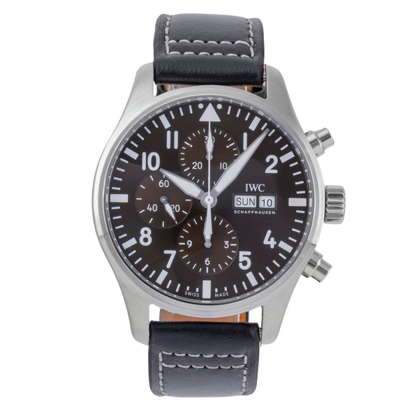 IWC Pilot chronograph steel automatic men's watch IW377713 LP: 7800EUR  [2504732]