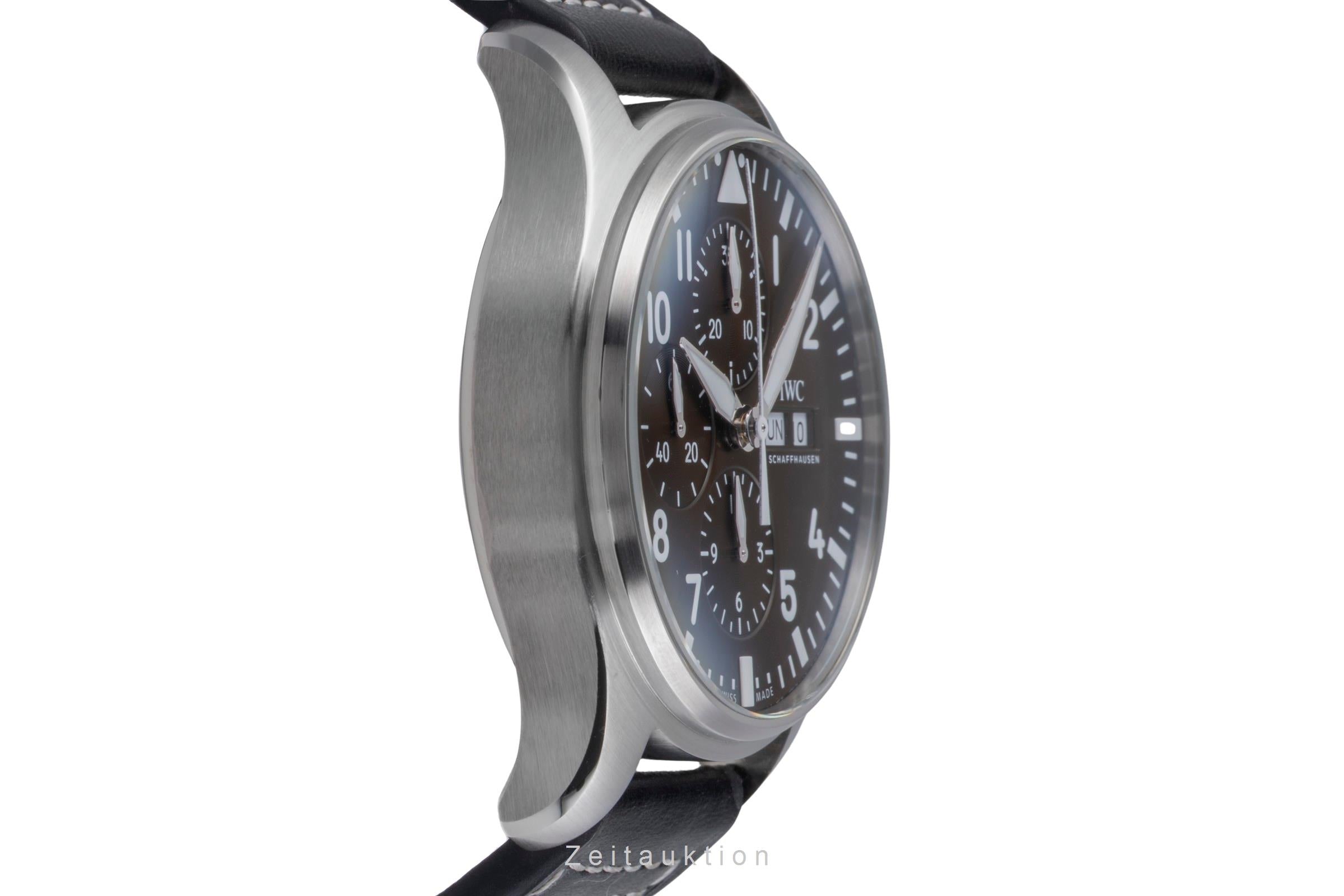 IWC Pilot chronograph steel automatic men's watch IW377713 LP: 7800EUR  [2504732]