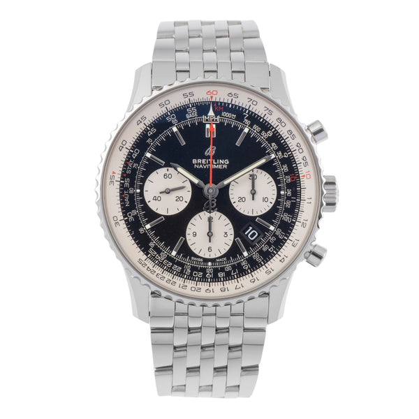 Breitling Navitimer chronograph steel automatic men's watch AB0121 LP: 9050EUR  [2504733]