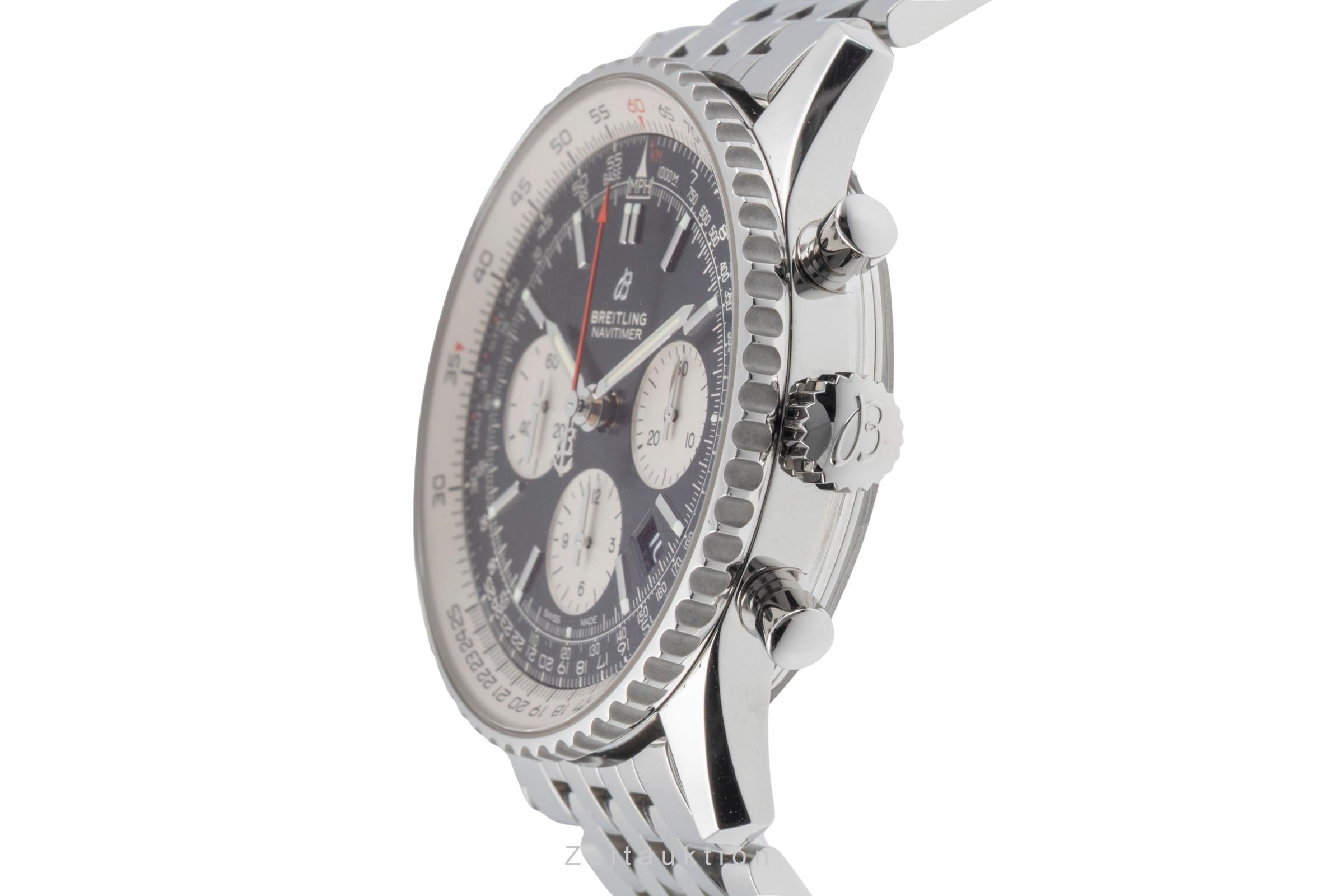 Breitling Navitimer chronograph steel automatic men's watch AB0121 LP: 9050EUR  [2504733]