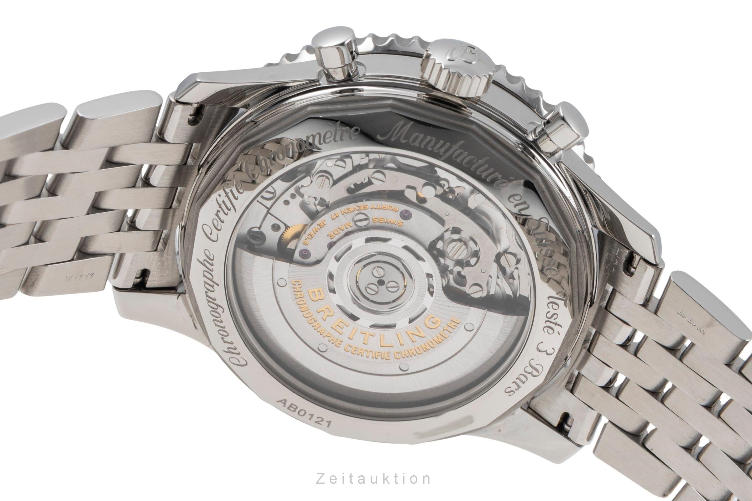Breitling Navitimer chronograph steel automatic men's watch AB0121 LP: 9050EUR  [2504733]